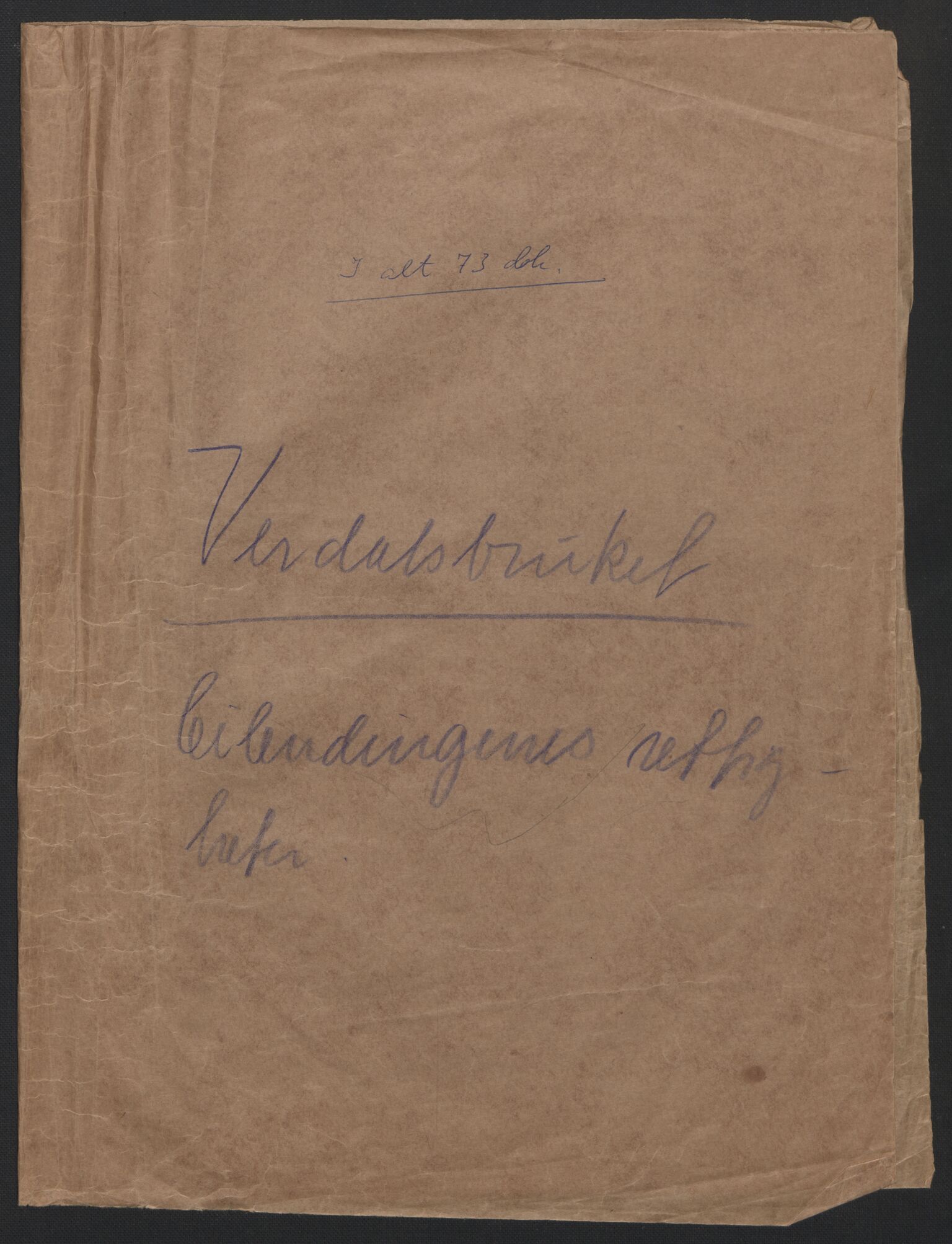 Landbruksdepartementet, Konsesjonskontoret K, AV/RA-S-1252/F/Fd/Fda/L0015/0001: Verdalsbruket. Andre departementer. / Verdalsbruket, 1912-1961, p. 2