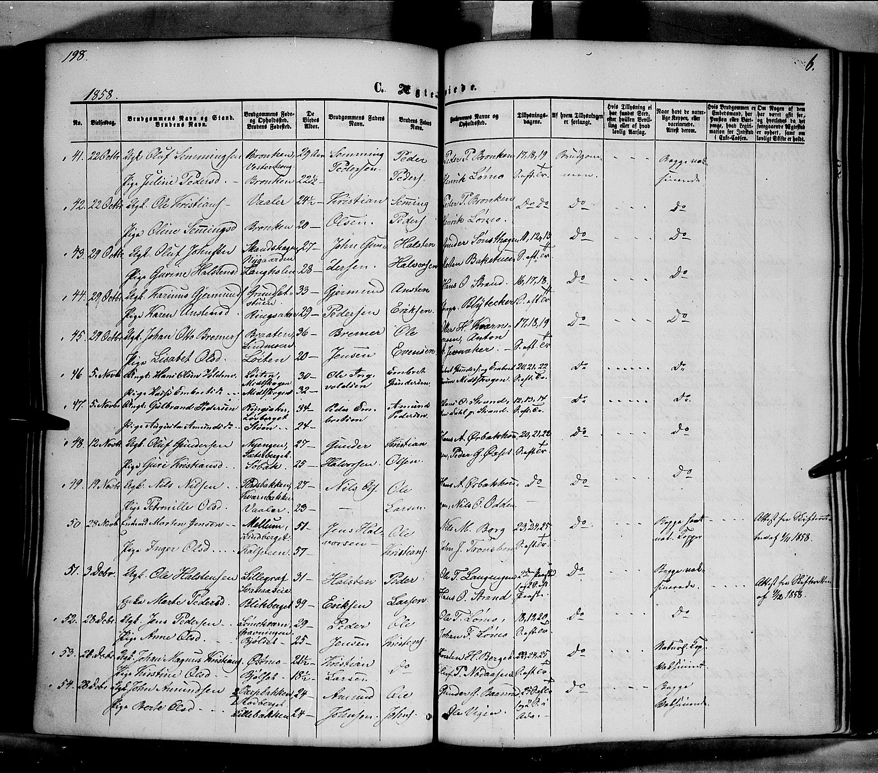 Elverum prestekontor, AV/SAH-PREST-044/H/Ha/Haa/L0010: Parish register (official) no. 10, 1857-1868, p. 198