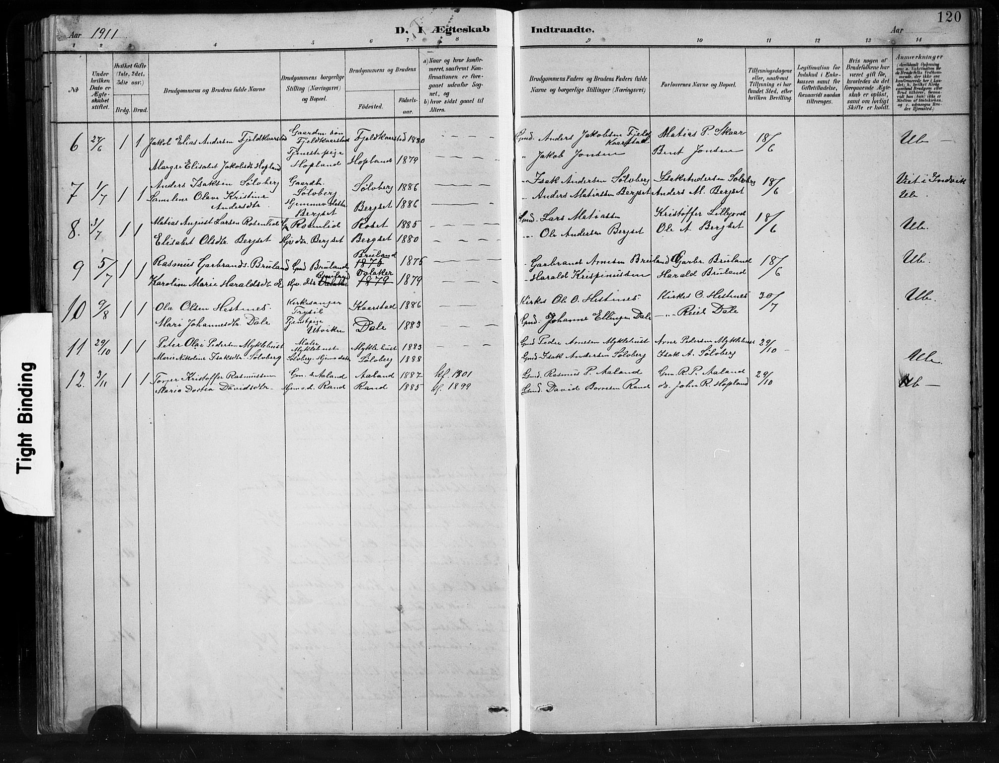 Innvik sokneprestembete, SAB/A-80501: Parish register (copy) no. C 3, 1883-1911, p. 120