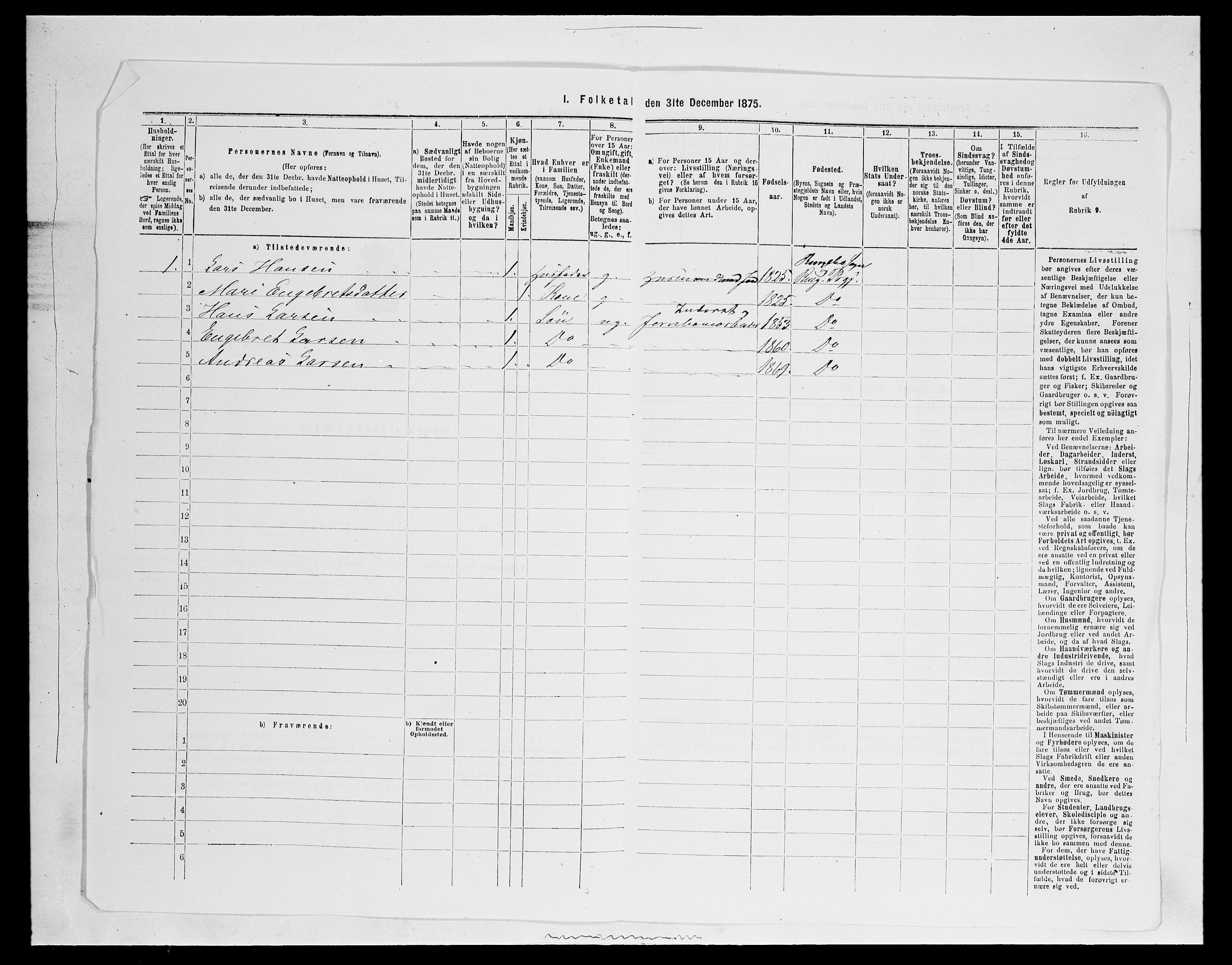 SAH, 1875 census for 0520P Ringebu, 1875, p. 362