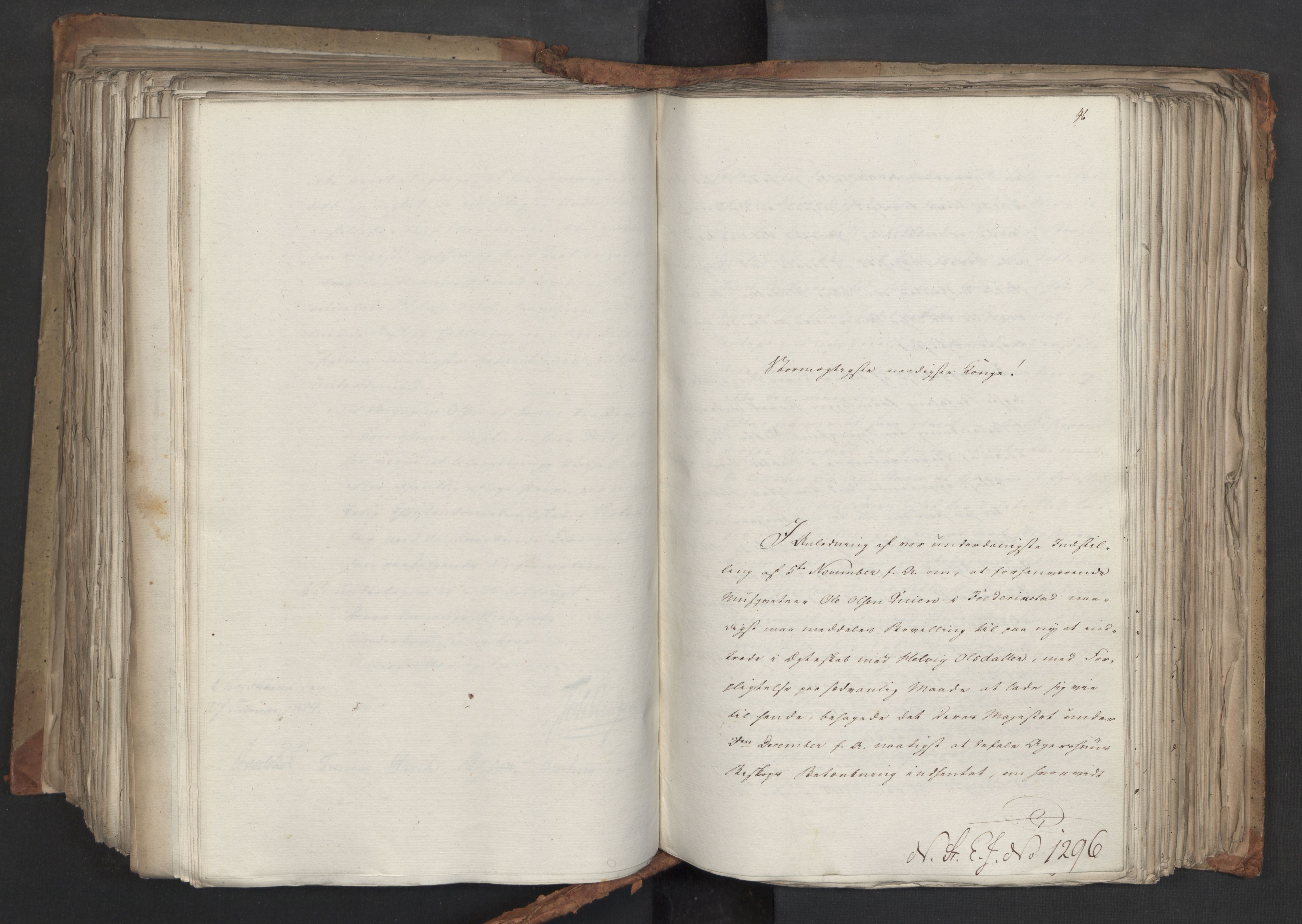 Statsrådsavdelingen i Stockholm, AV/RA-S-1003/D/Da/L0037: Regjeringsinnstillinger nr. 1115-1403, 1824, p. 497