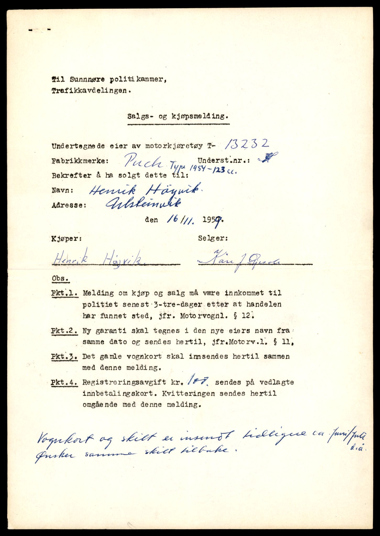 Møre og Romsdal vegkontor - Ålesund trafikkstasjon, AV/SAT-A-4099/F/Fe/L0038: Registreringskort for kjøretøy T 13180 - T 13360, 1927-1998, p. 931