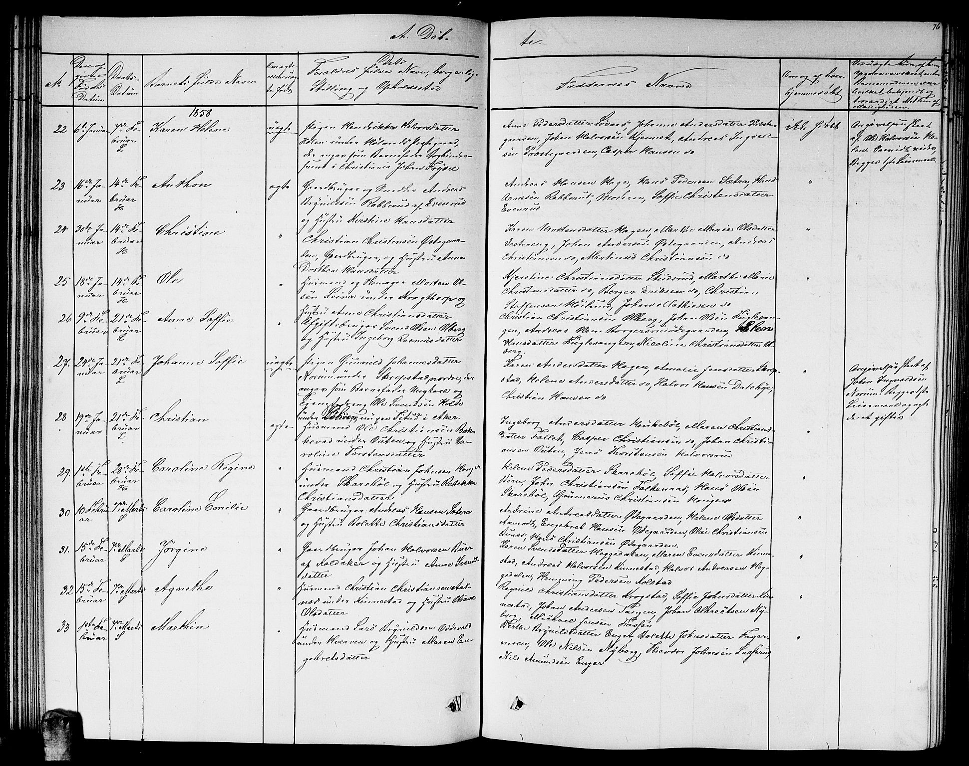 Høland prestekontor Kirkebøker, SAO/A-10346a/G/Ga/L0004: Parish register (copy) no. I 4, 1854-1862, p. 76
