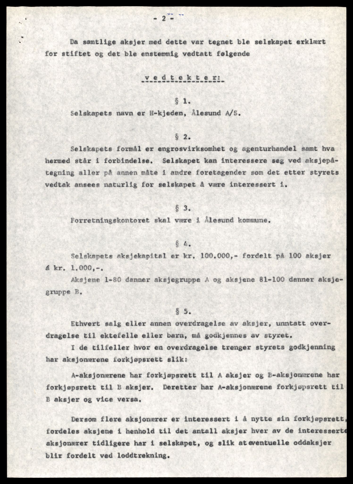 Ålesund sorenskriveri, AV/SAT-A-4383/2/J/Jd/Jde/L0040: Bilag. Aksjeselskap og andelslag Hk - Hur, 1932-1989, p. 13