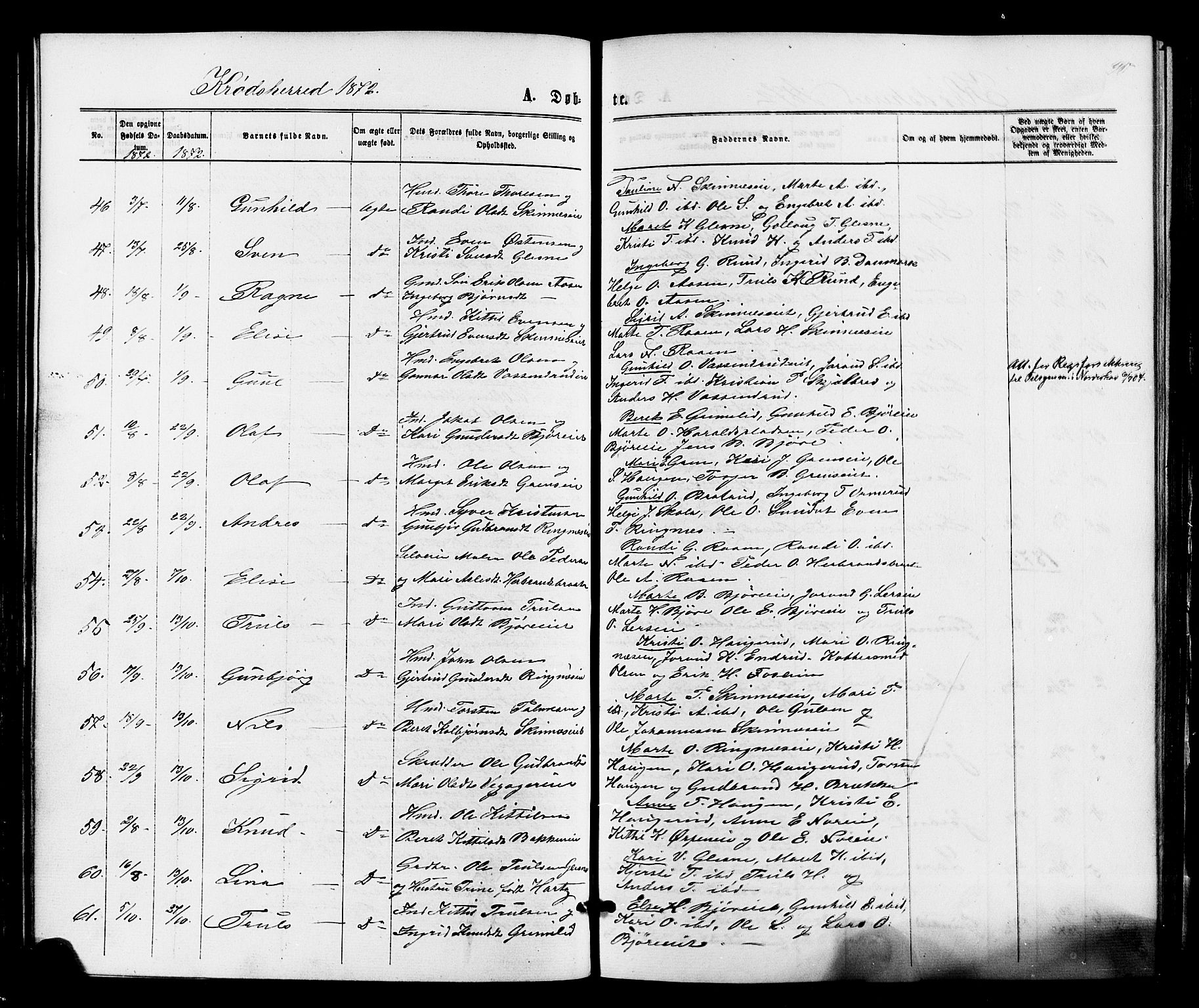 Sigdal kirkebøker, AV/SAKO-A-245/F/Fa/L0010: Parish register (official) no. I 10 /2, 1872-1878, p. 90