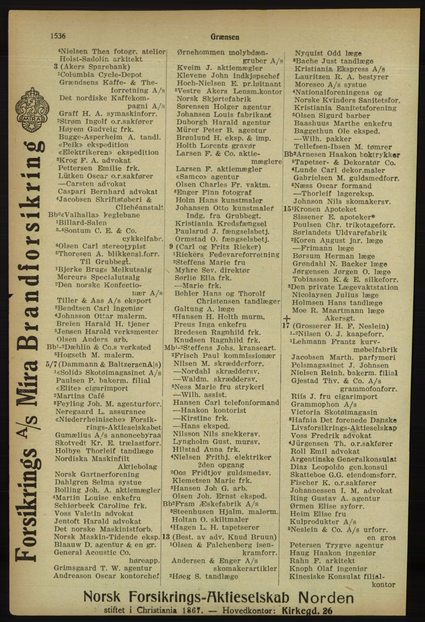 Kristiania/Oslo adressebok, PUBL/-, 1918, p. 1689