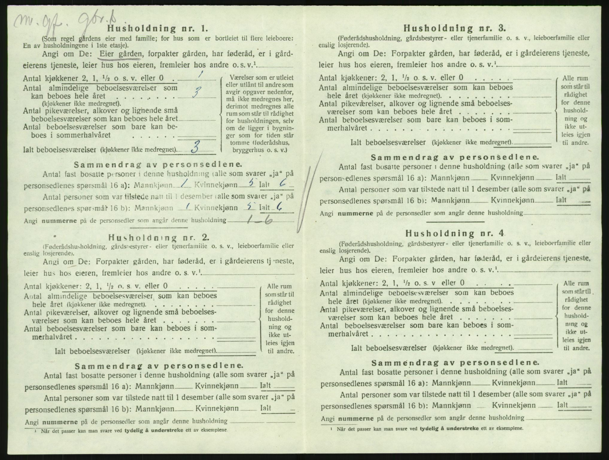 SAKO, 1920 census for Hedrum, 1920, p. 896