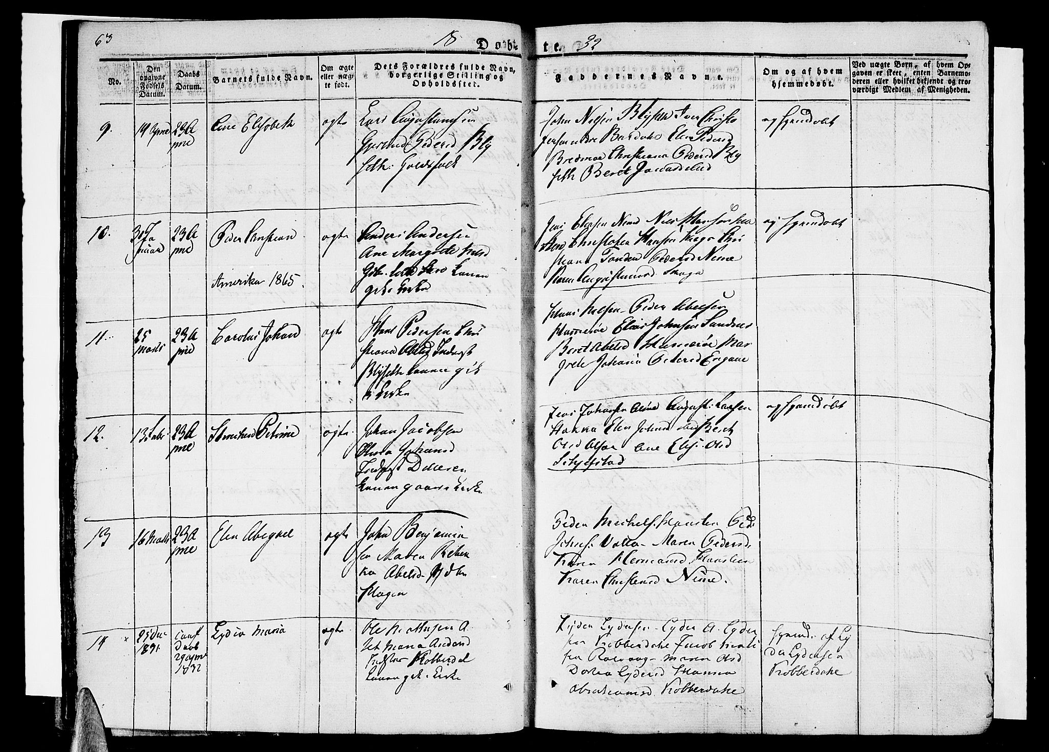 Ministerialprotokoller, klokkerbøker og fødselsregistre - Nordland, AV/SAT-A-1459/838/L0548: Parish register (official) no. 838A06, 1829-1839, p. 63-64