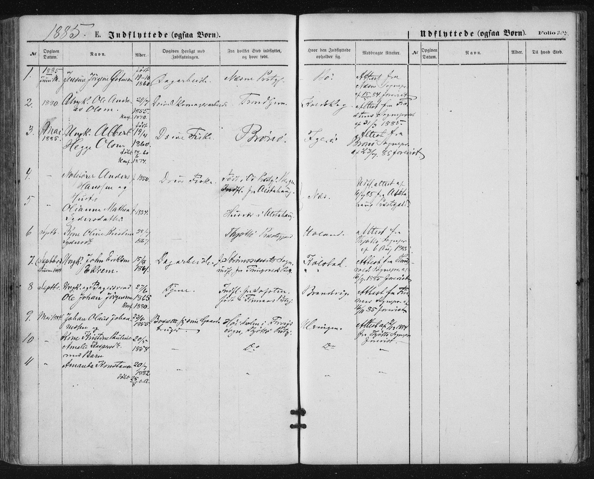 Ministerialprotokoller, klokkerbøker og fødselsregistre - Nordland, AV/SAT-A-1459/816/L0241: Parish register (official) no. 816A07, 1870-1885, p. 307