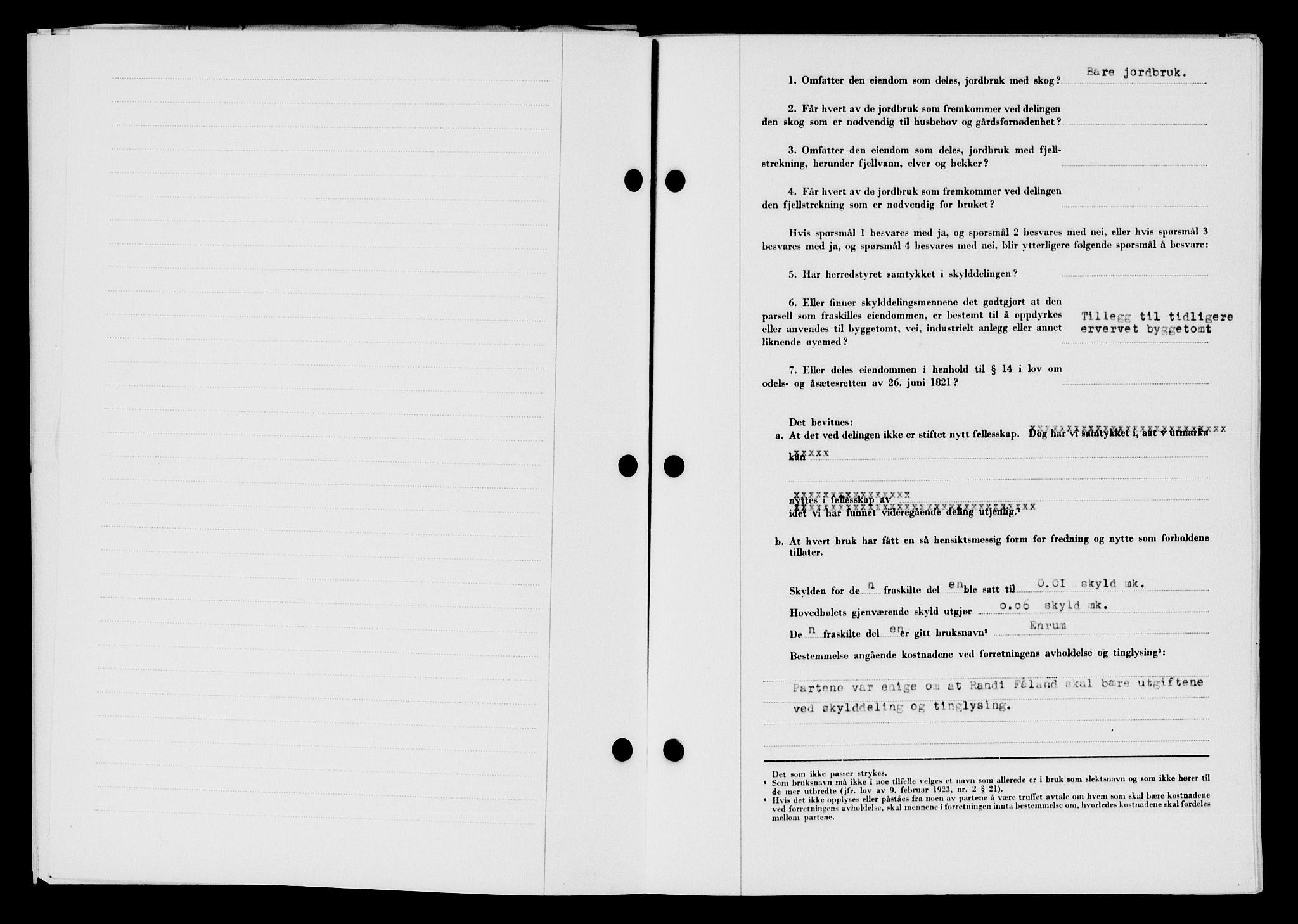 Lyngdal sorenskriveri, AV/SAK-1221-0004/G/Gb/L0670: Mortgage book no. A XVI, 1954-1954, Diary no: : 778/1954