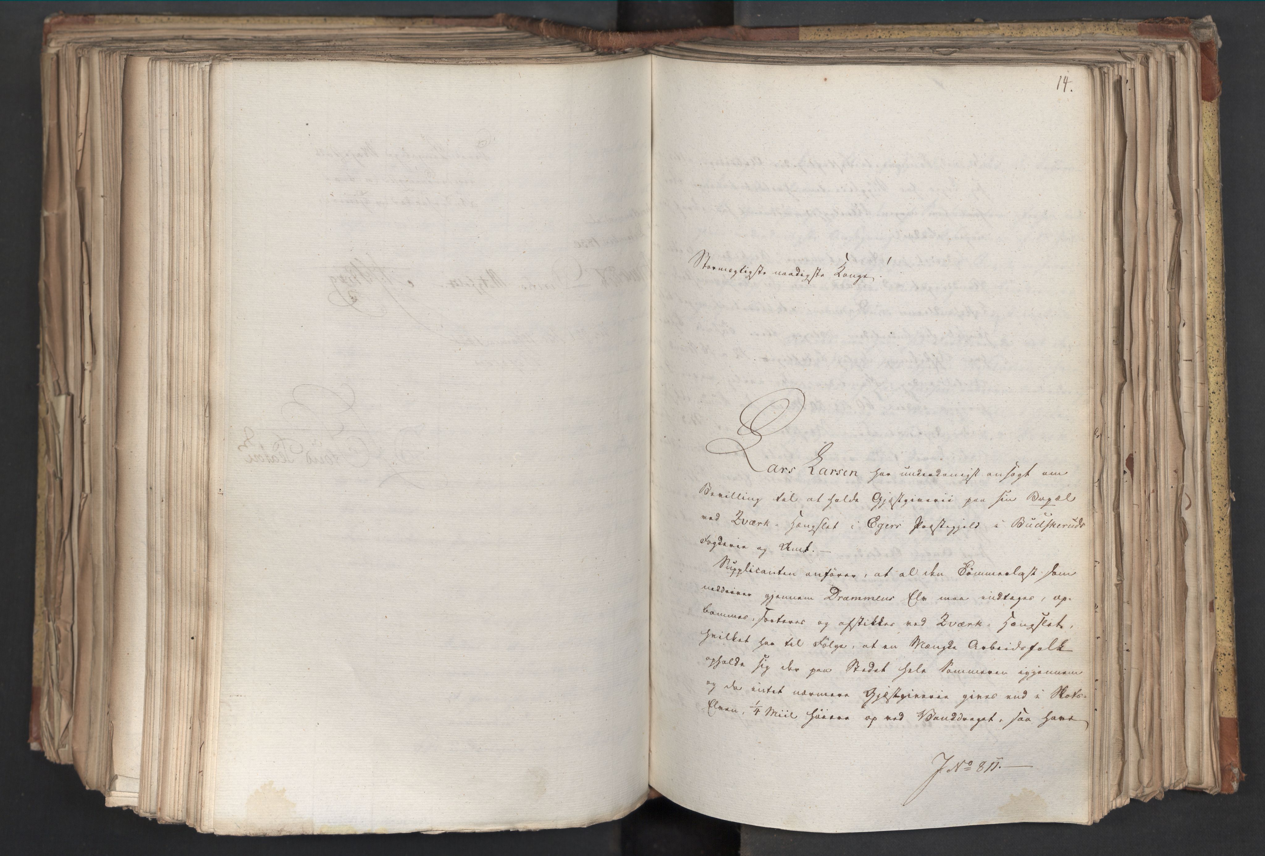 Statsrådsavdelingen i Stockholm, AV/RA-S-1003/D/Da/L0068: Regjeringsinnstillinger nr. 660-876, 1830, p. 519