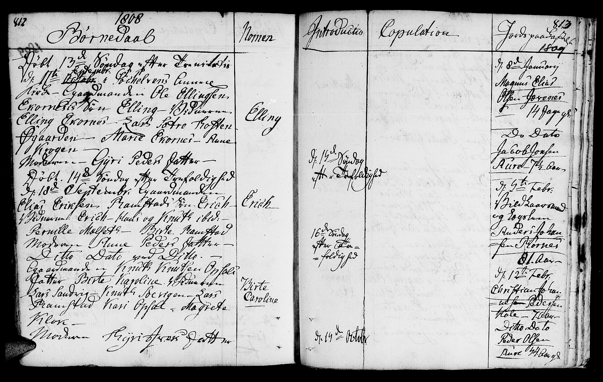 Ministerialprotokoller, klokkerbøker og fødselsregistre - Møre og Romsdal, AV/SAT-A-1454/522/L0308: Parish register (official) no. 522A03, 1773-1809, p. 812-813