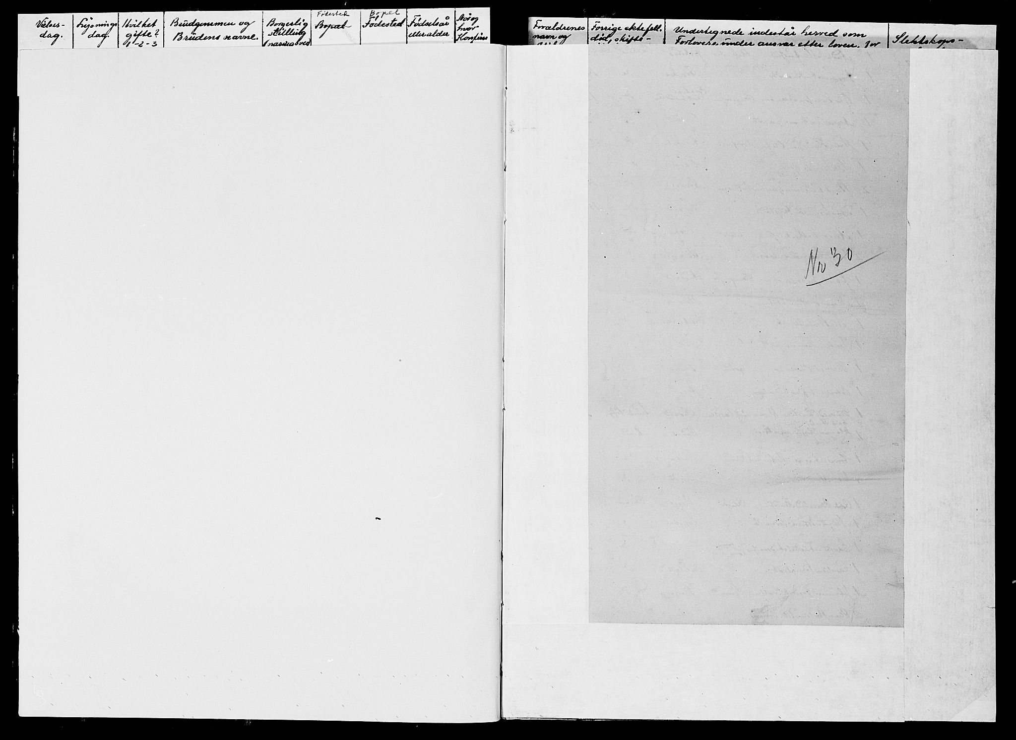 Kristiansand domprosti, AV/SAK-1112-0006/J/Je/L0002: Banns register no. A VI 18, 1874-1903