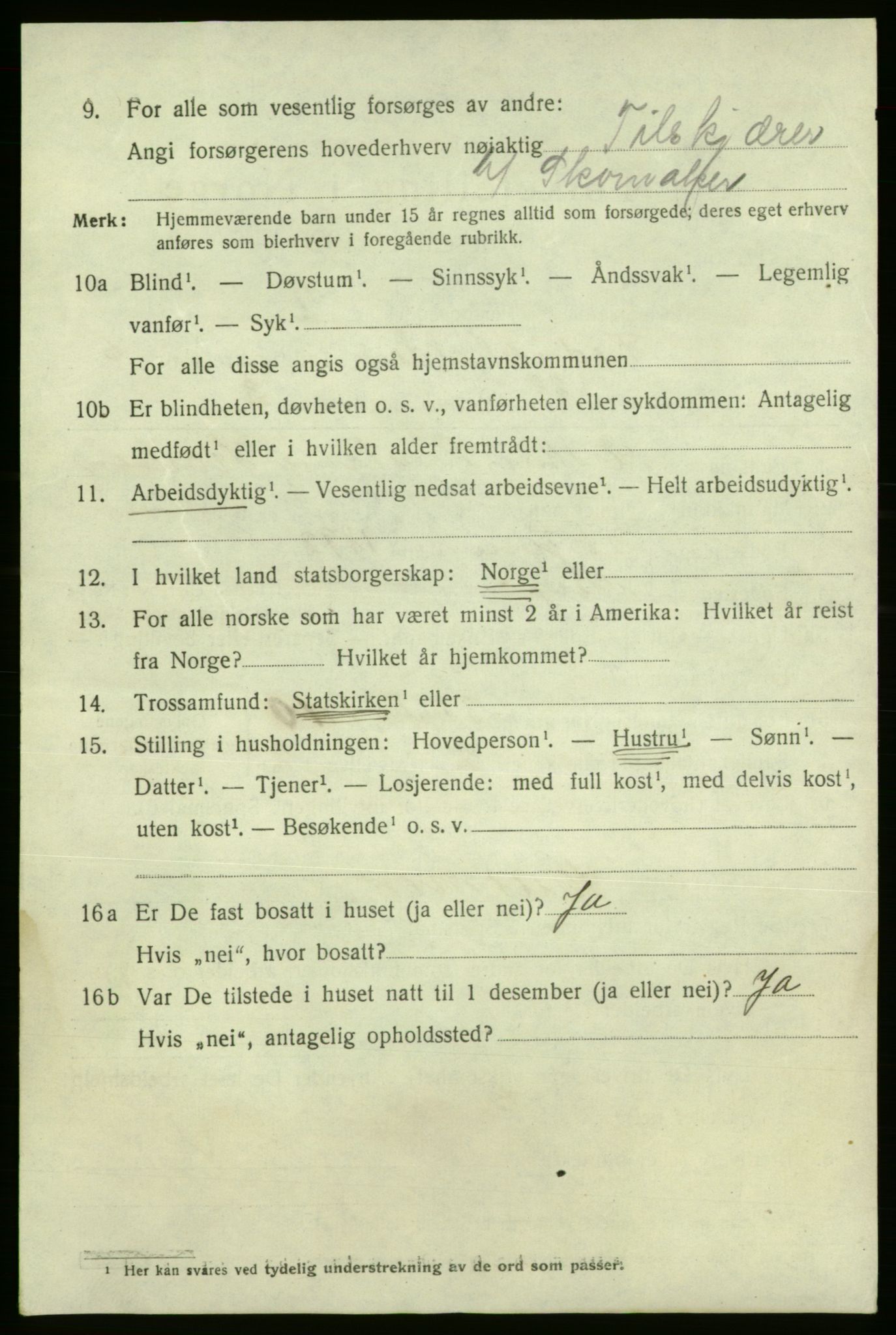 SAO, 1920 census for Fredrikshald, 1920, p. 13779