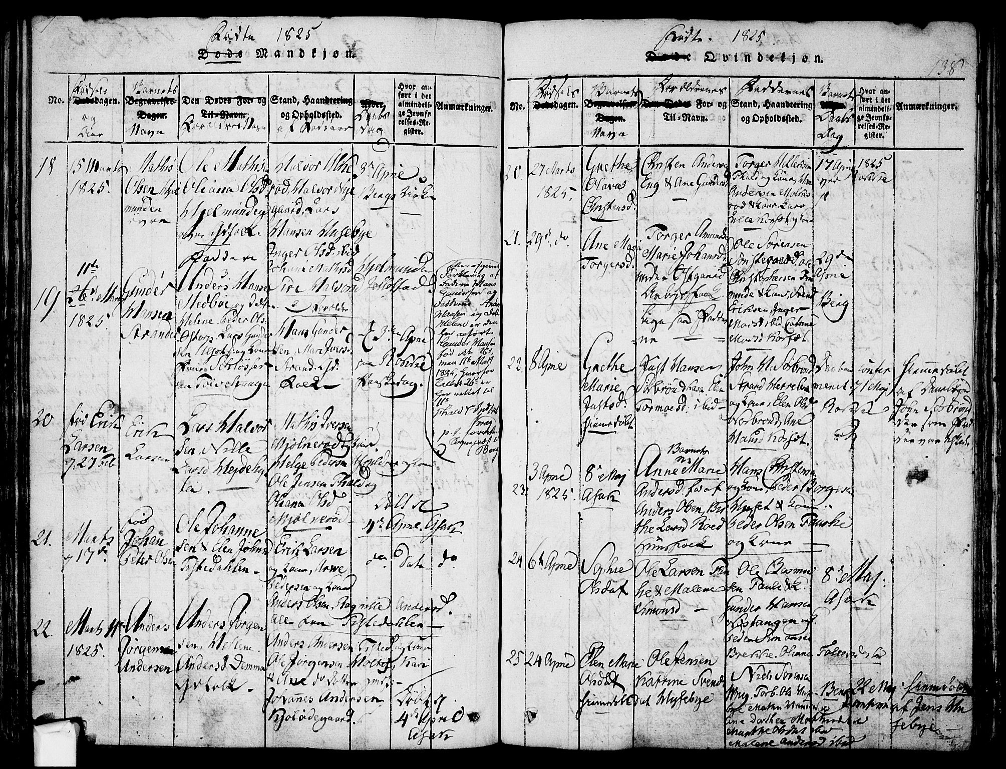 Berg prestekontor Kirkebøker, SAO/A-10902/F/Fa/L0002: Parish register (official) no. I 2, 1815-1831, p. 138
