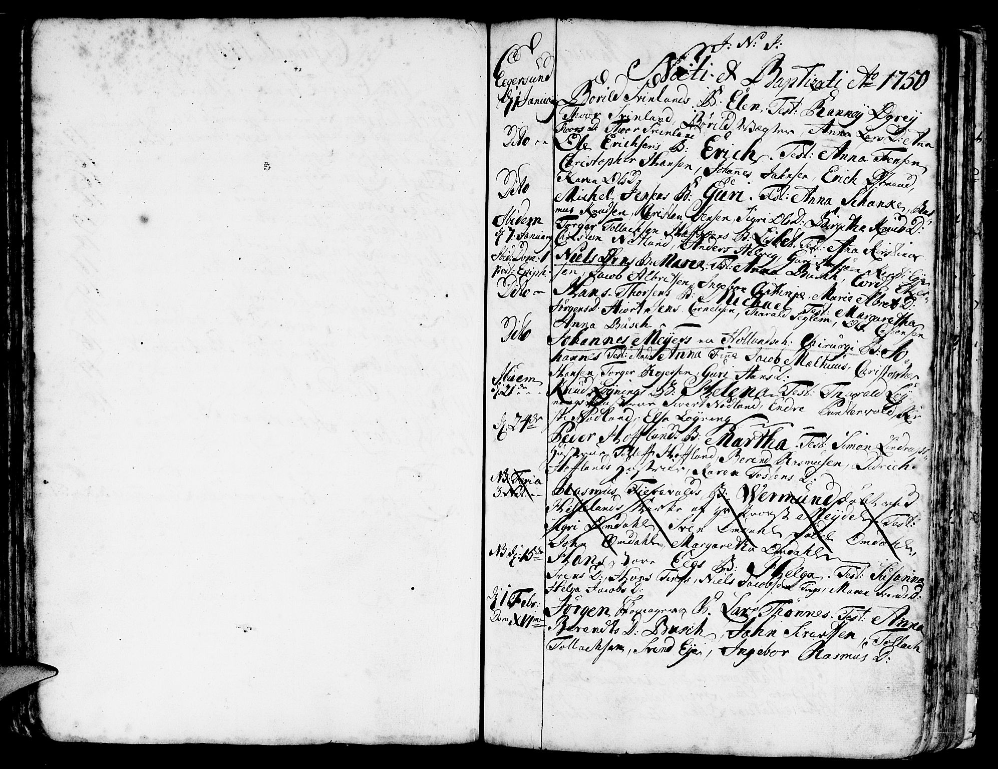 Eigersund sokneprestkontor, AV/SAST-A-101807/S08/L0002: Parish register (official) no. A 2, 1720-1757