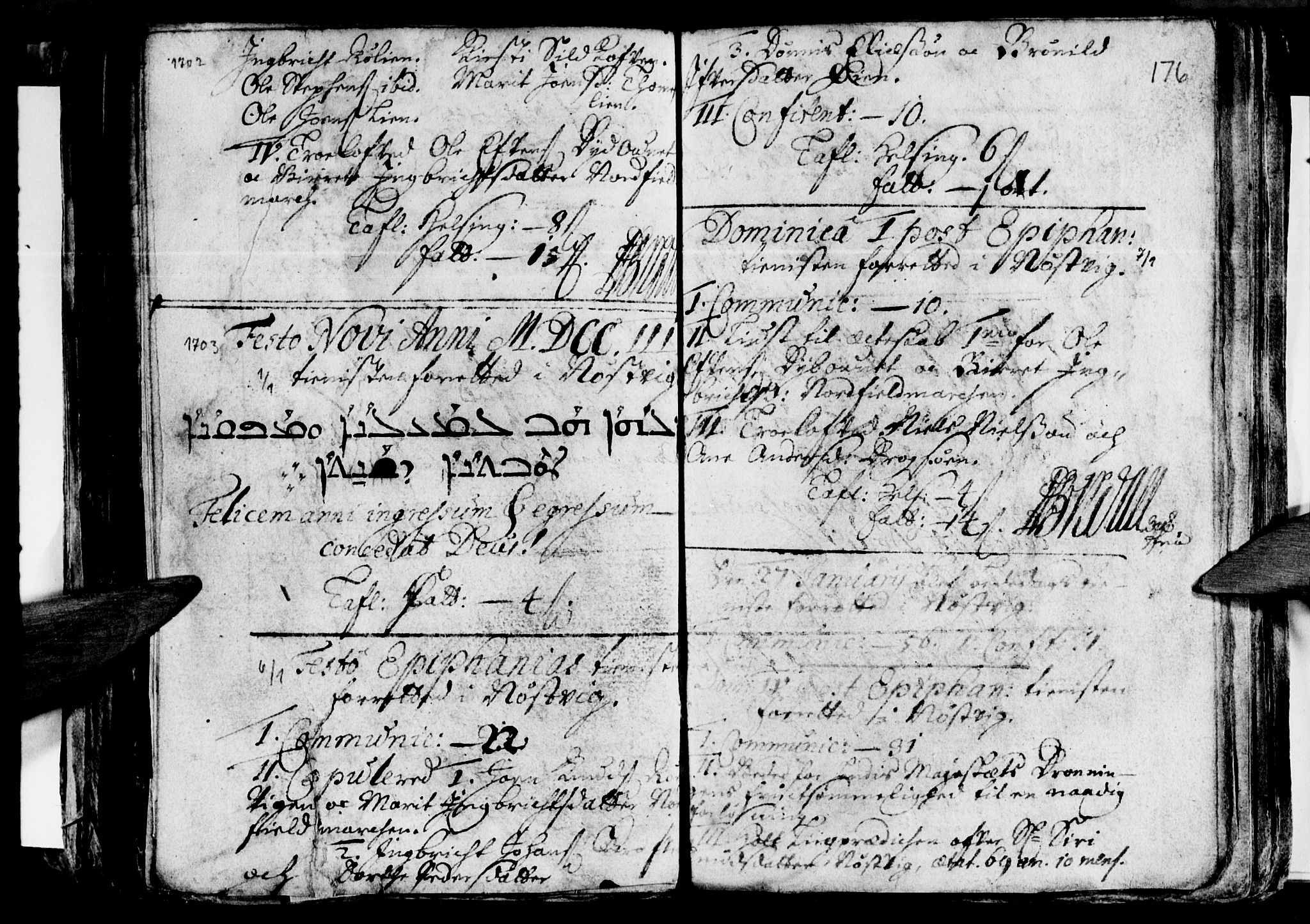 Ministerialprotokoller, klokkerbøker og fødselsregistre - Nordland, AV/SAT-A-1459/814/L0220: Parish register (official) no. 814A01, 1677-1717, p. 176