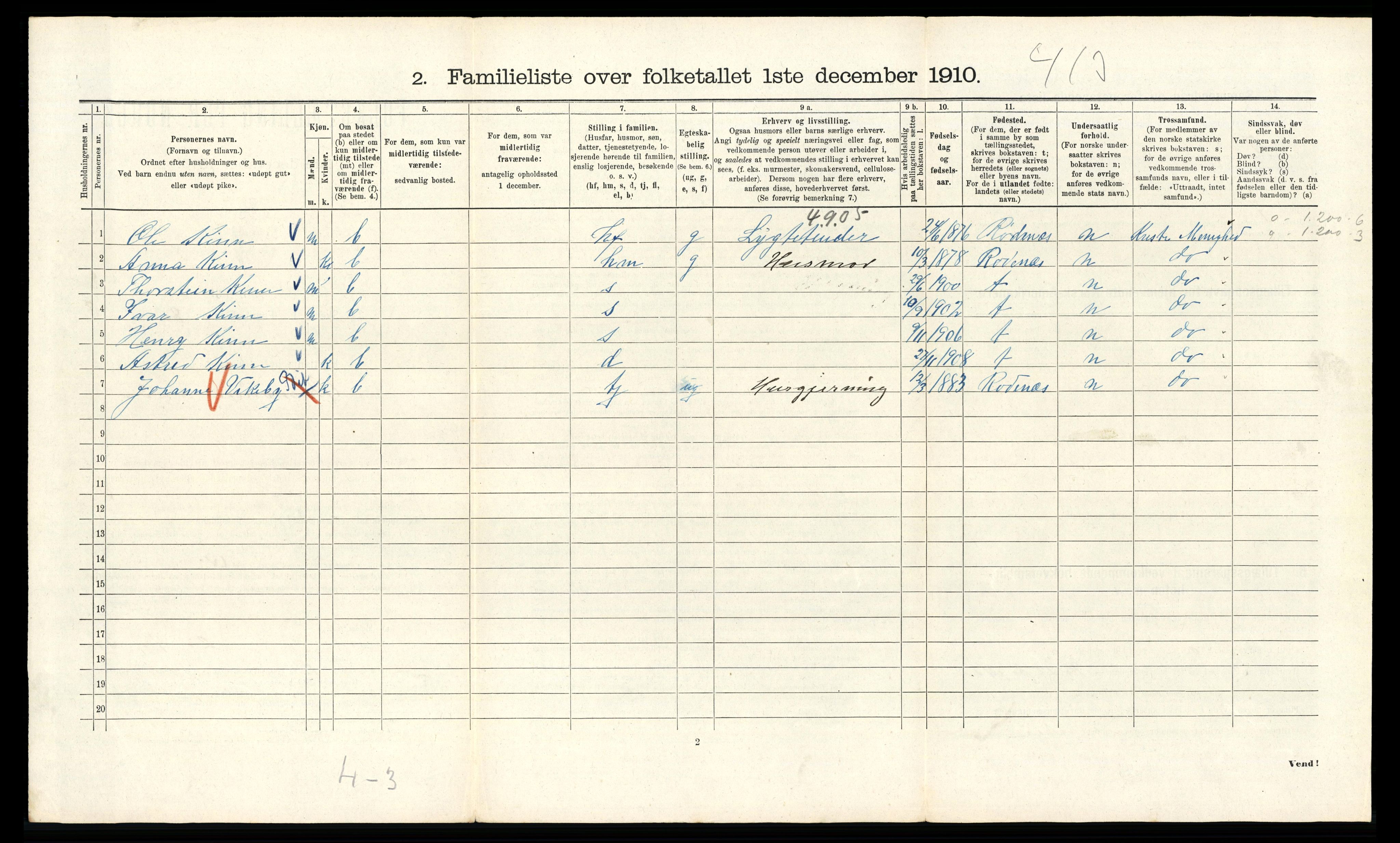 RA, 1910 census for Kristiania, 1910, p. 124198