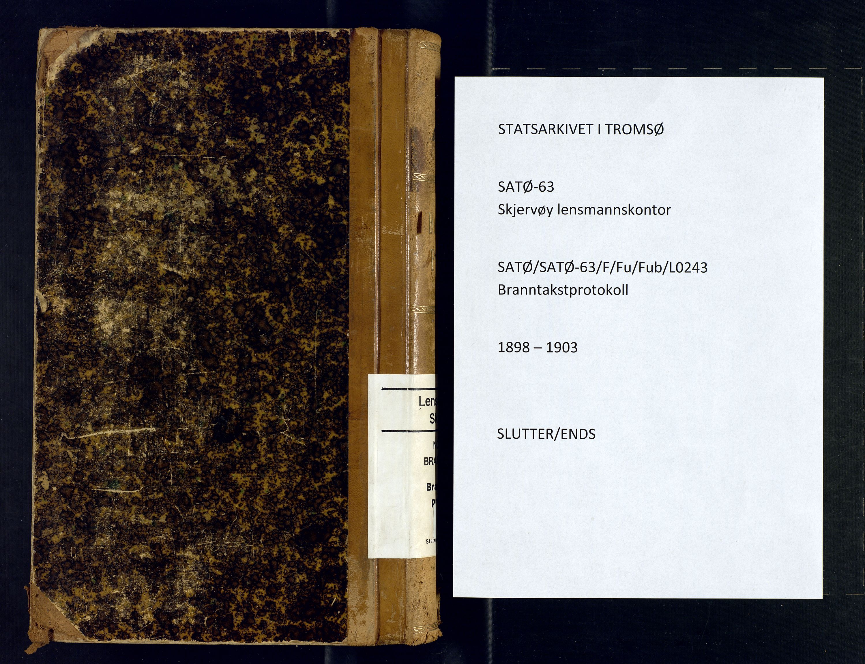 Skjervøy lensmannskontor, AV/SATØ-SATØ-63/F/Fu/Fub/L0243: Branntakstprotokoll (S), 1898-1903
