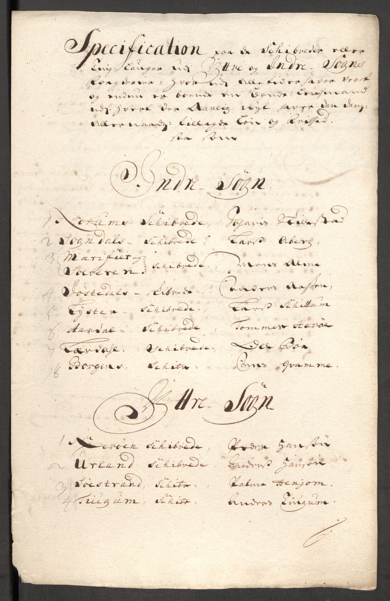 Rentekammeret inntil 1814, Reviderte regnskaper, Fogderegnskap, AV/RA-EA-4092/R52/L3315: Fogderegnskap Sogn, 1708, p. 407