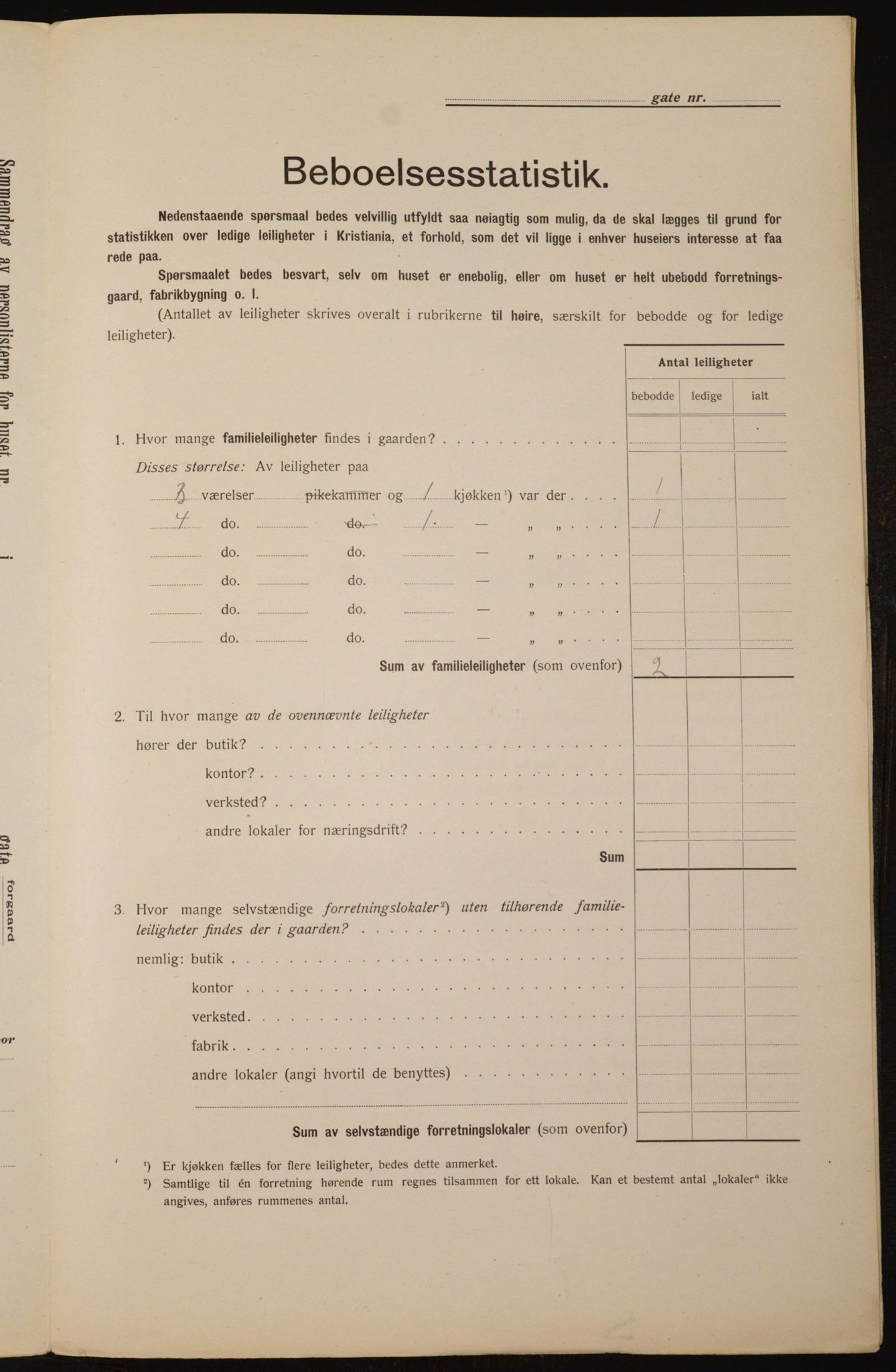 OBA, Municipal Census 1912 for Kristiania, 1912, p. 58578