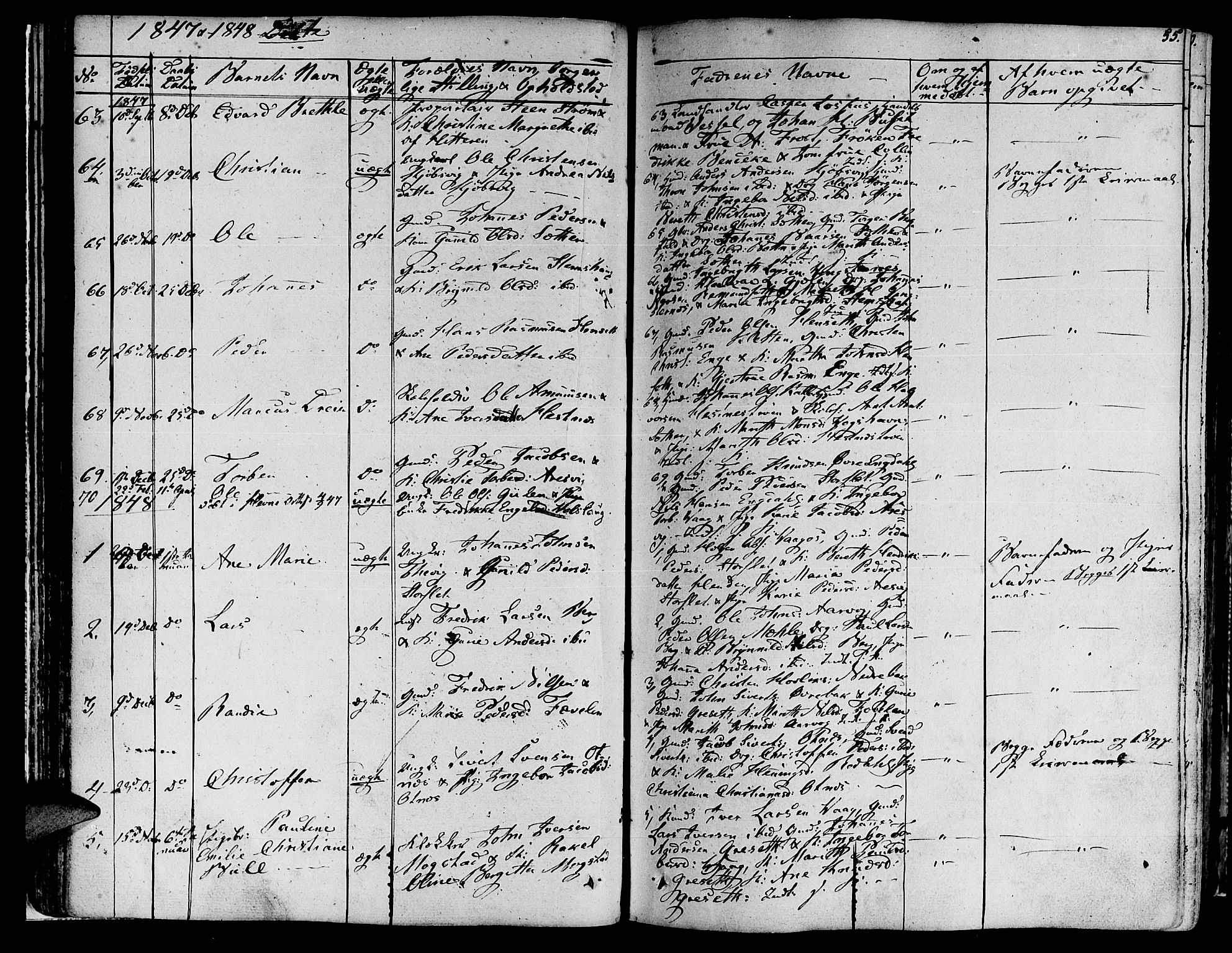 Ministerialprotokoller, klokkerbøker og fødselsregistre - Møre og Romsdal, AV/SAT-A-1454/578/L0904: Parish register (official) no. 578A03, 1836-1858, p. 55