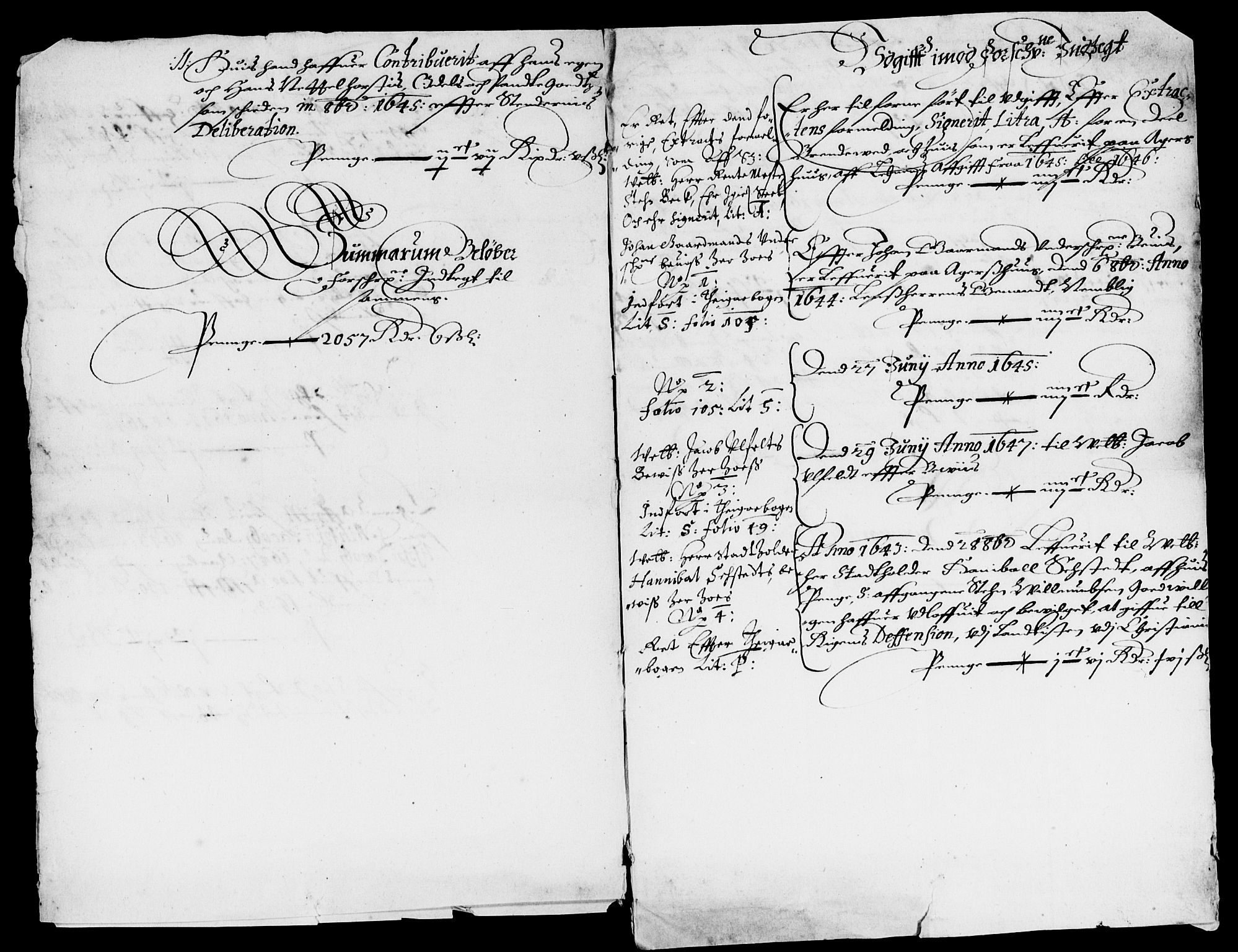 Rentekammeret inntil 1814, Reviderte regnskaper, Lensregnskaper, AV/RA-EA-5023/R/Rb/Rbc/L0006: Tune, Åbygge og Veme len, 1644-1647