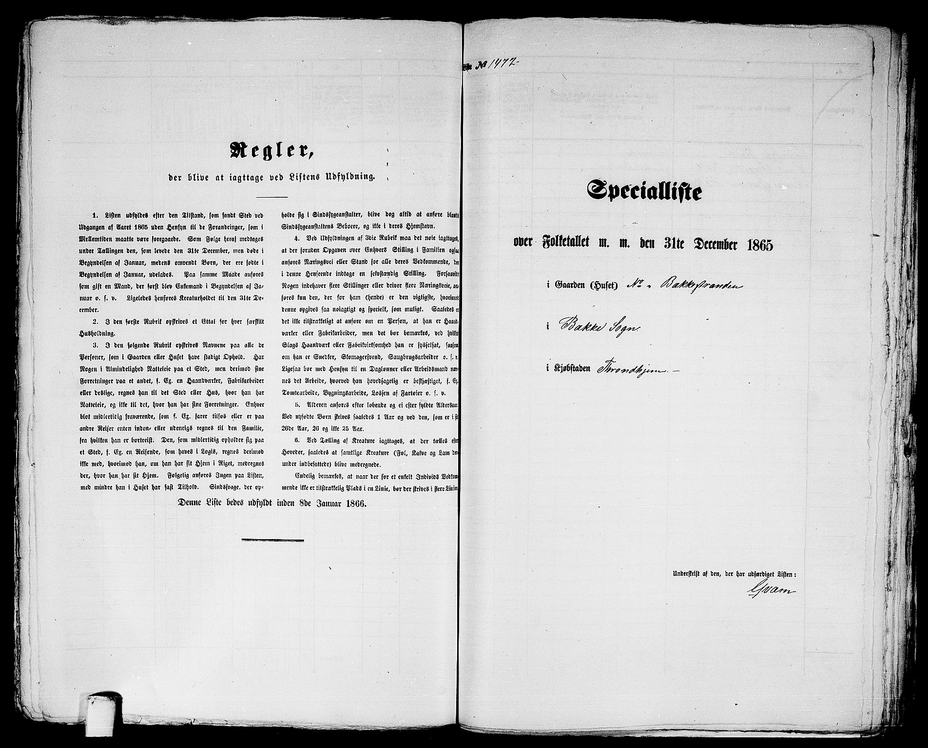 RA, 1865 census for Trondheim, 1865, p. 3044