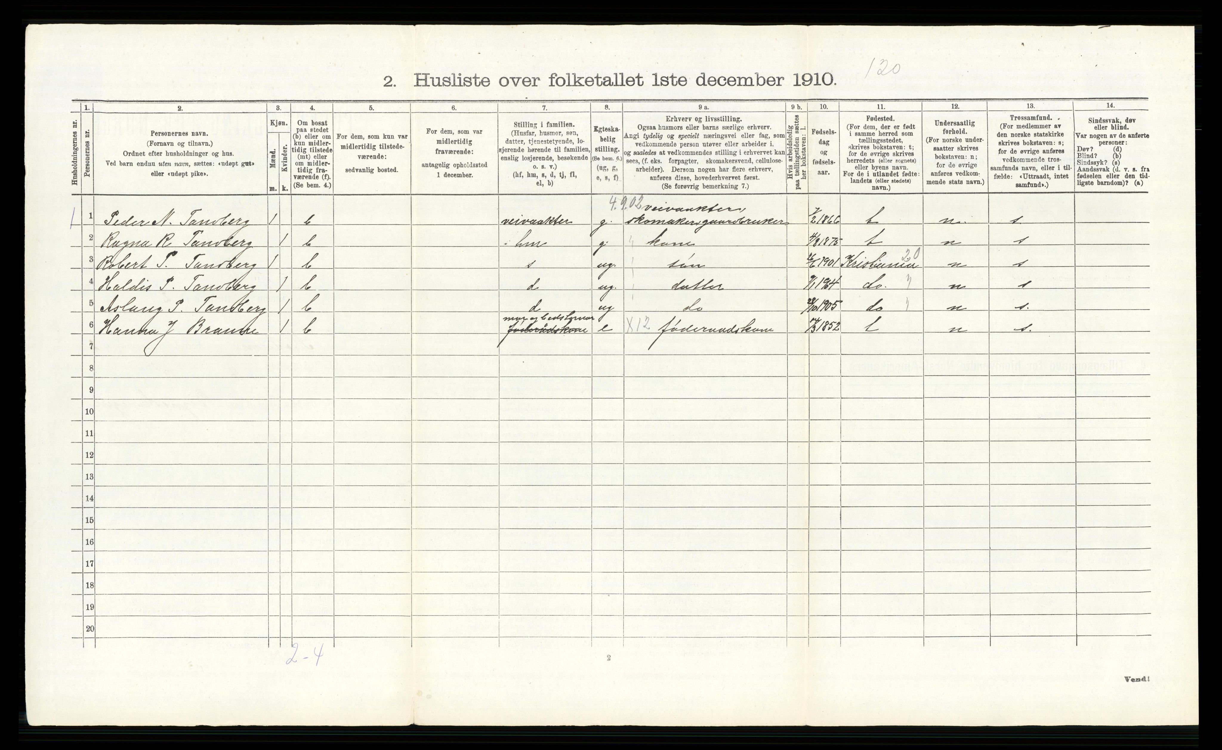 RA, 1910 census for Modum, 1910, p. 139