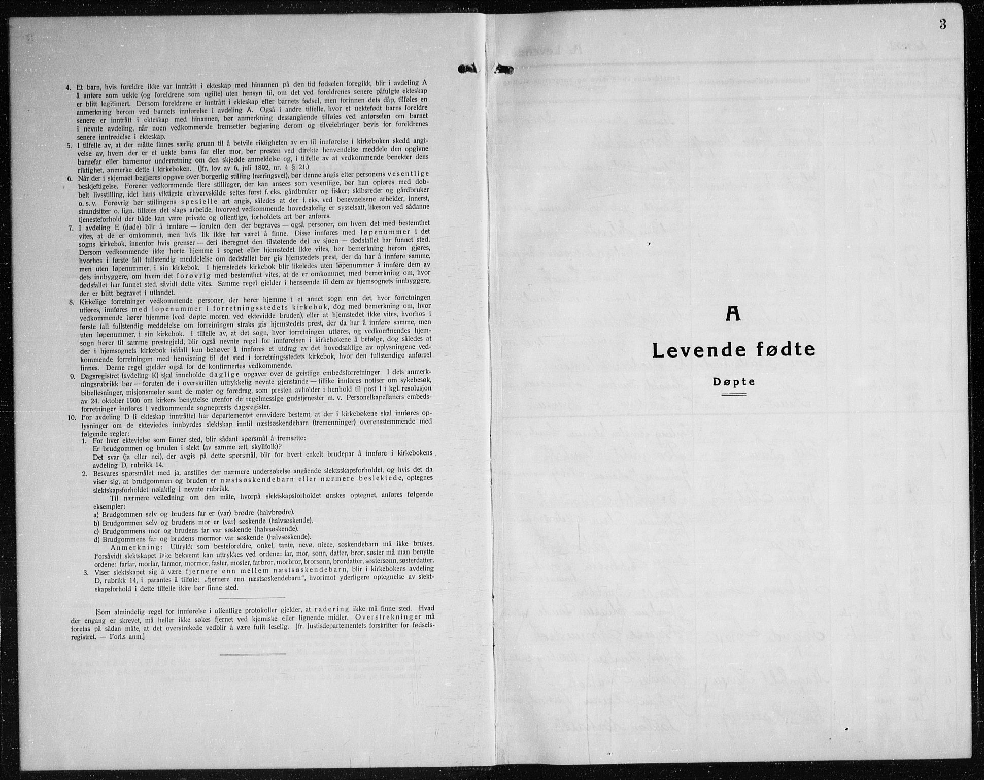 Ministerialprotokoller, klokkerbøker og fødselsregistre - Møre og Romsdal, SAT/A-1454/507/L0085: Parish register (copy) no. 507C08, 1933-1944, p. 3