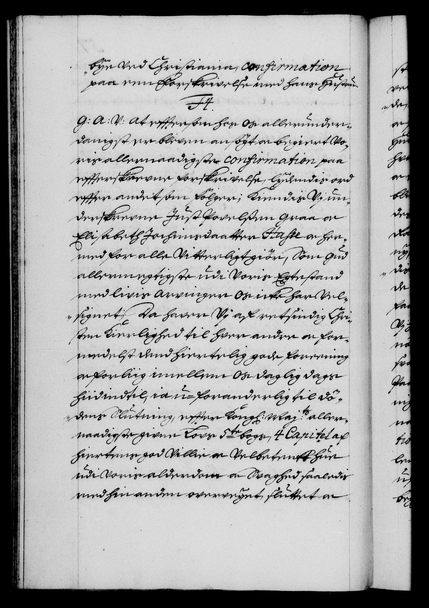 Danske Kanselli 1572-1799, AV/RA-EA-3023/F/Fc/Fca/Fcaa/L0018: Norske registre, 1699-1703, p. 57b