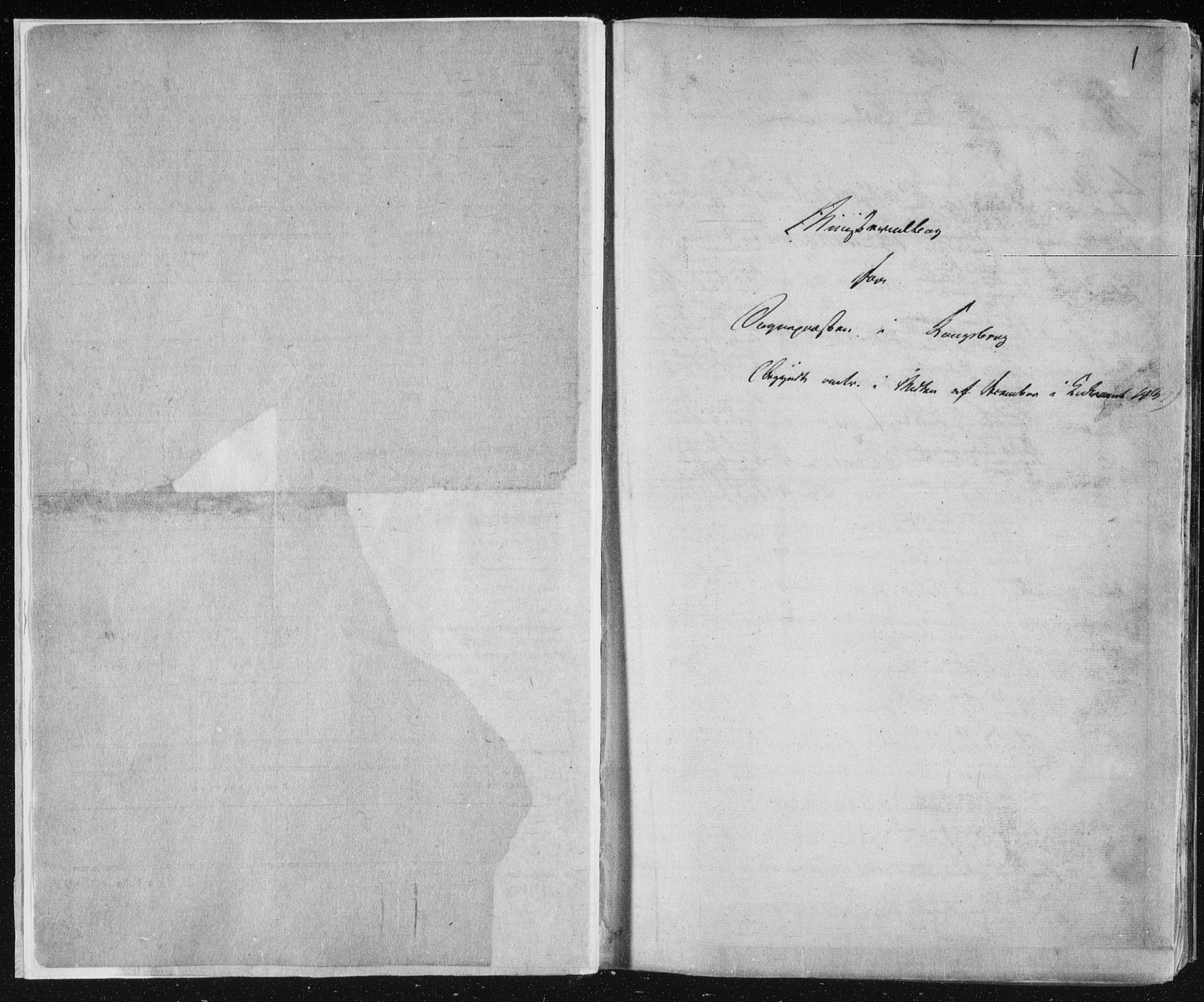 Kongsberg kirkebøker, SAKO/A-22/F/Fa/L0009: Parish register (official) no. I 9, 1839-1858, p. 0-1