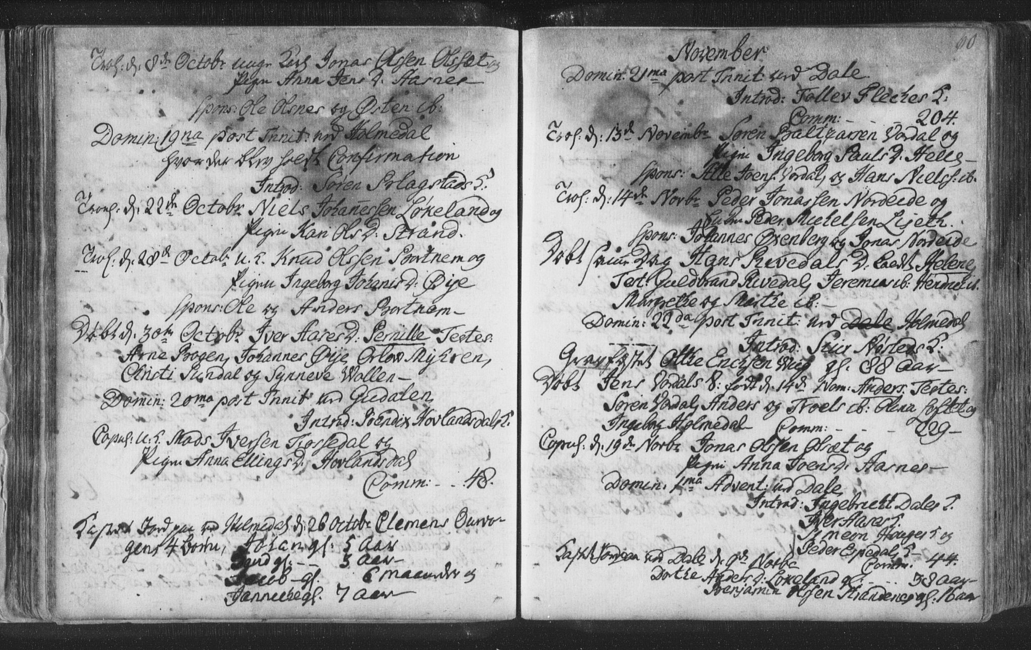 Fjaler sokneprestembete, SAB/A-79801/H/Haa/Haaa/L0002: Parish register (official) no. A 2, 1779-1798, p. 60