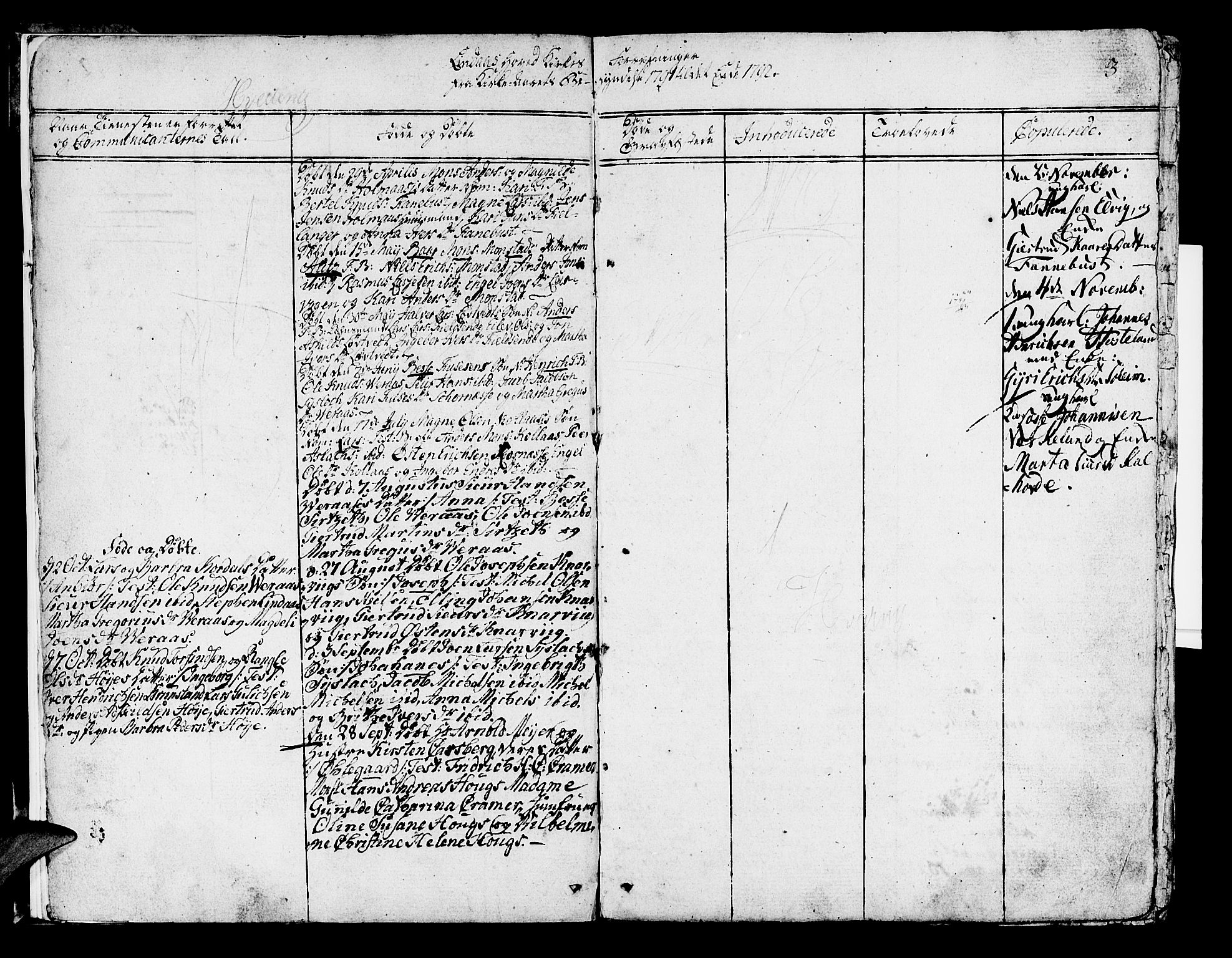 Lindås Sokneprestembete, AV/SAB-A-76701/H/Haa/Haaa/L0005: Parish register (official) no. A 5, 1791-1813, p. 3