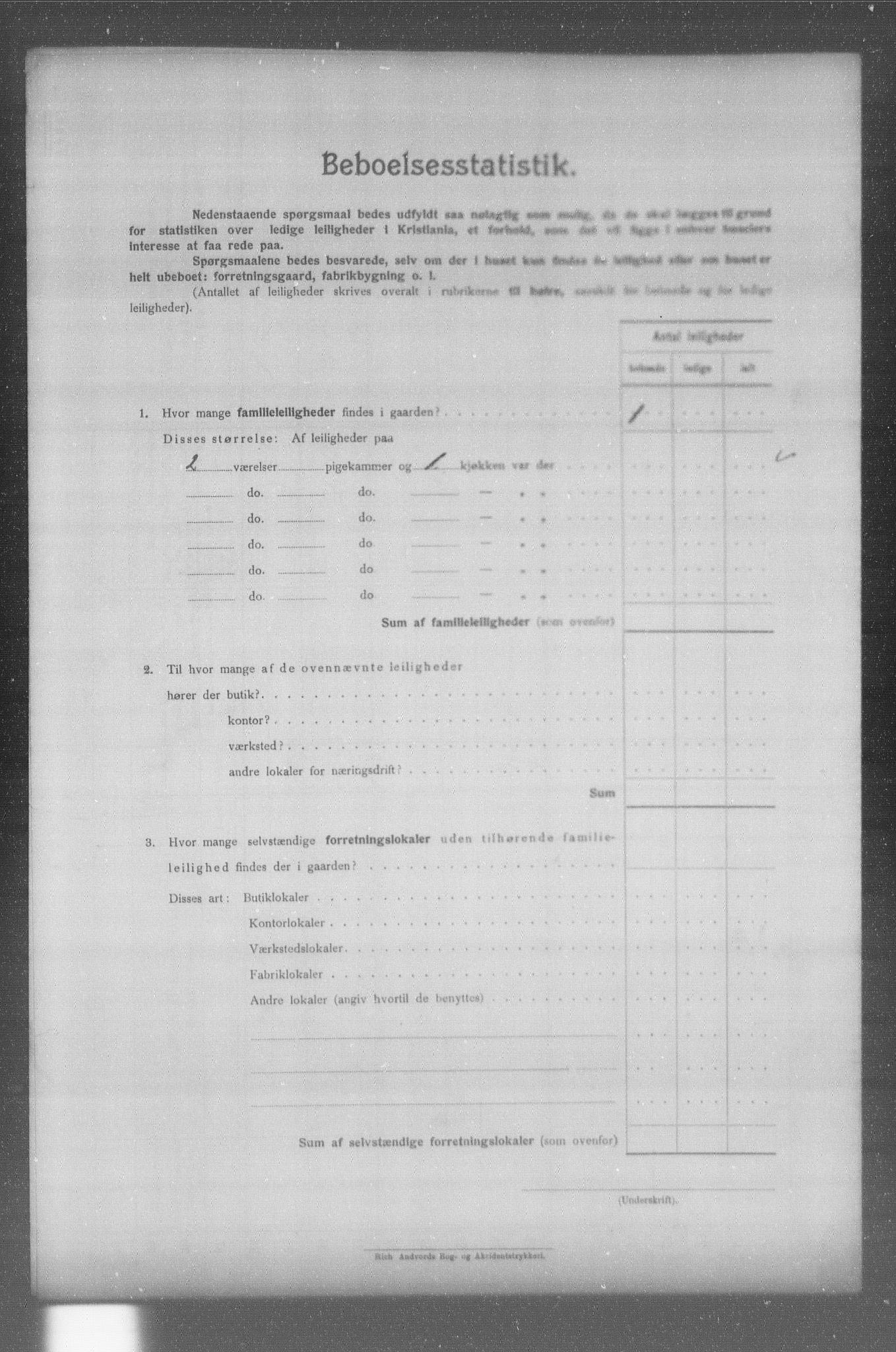 OBA, Municipal Census 1904 for Kristiania, 1904, p. 6877