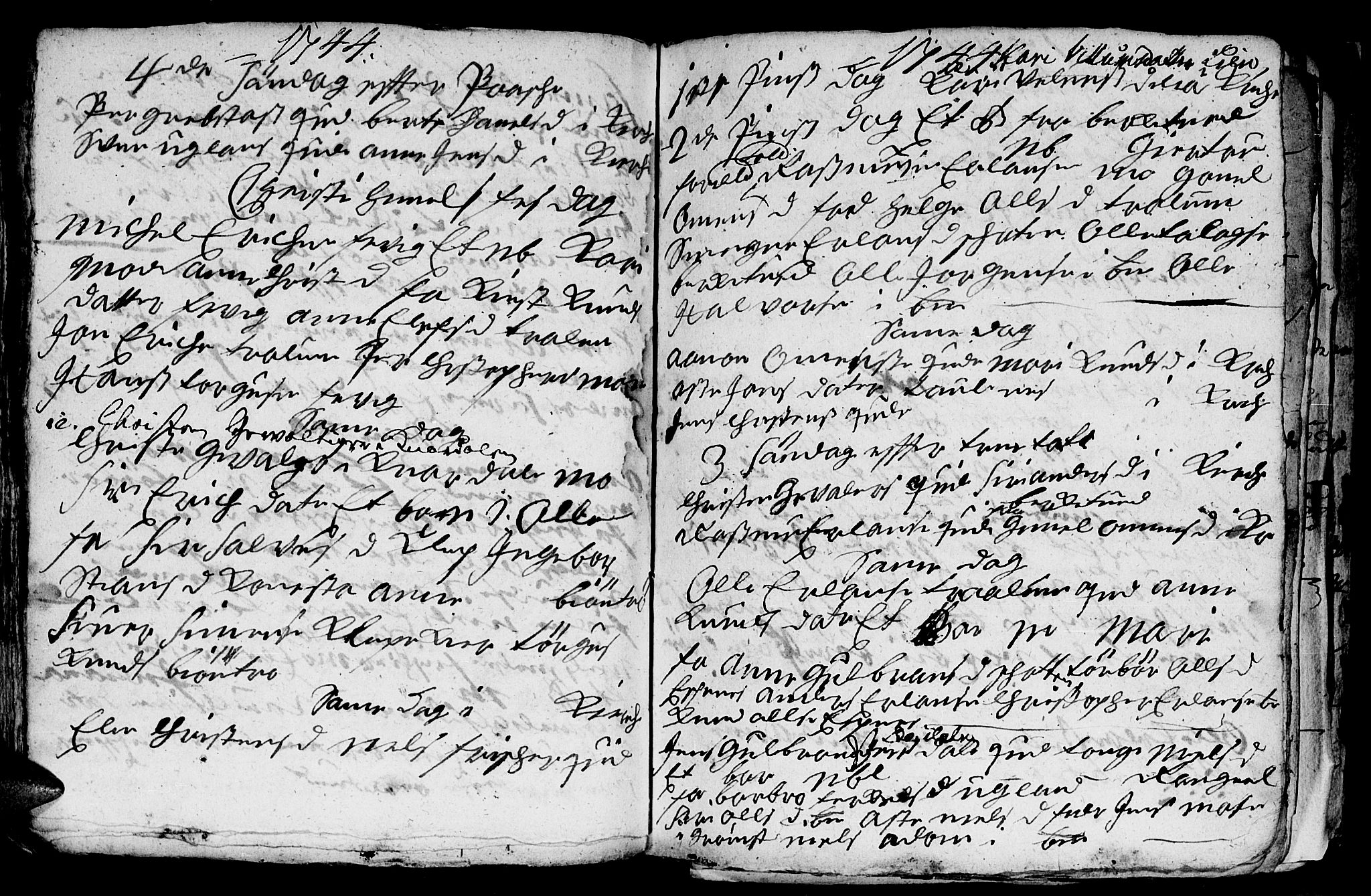 Fjære sokneprestkontor, AV/SAK-1111-0011/F/Fb/L0001: Parish register (copy) no. B 1, 1732-1750, p. 111