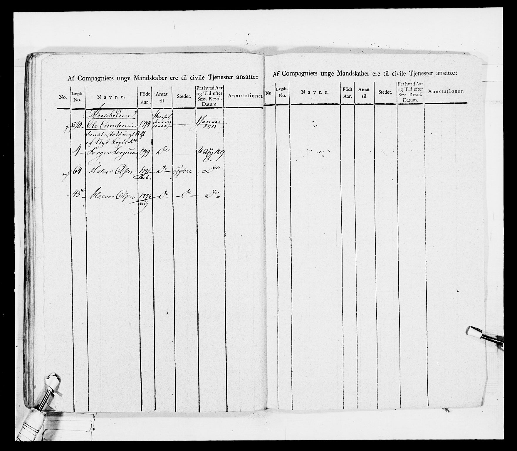 Generalitets- og kommissariatskollegiet, Det kongelige norske kommissariatskollegium, AV/RA-EA-5420/E/Eh/L0036a: Nordafjelske gevorbne infanteriregiment, 1813, p. 64