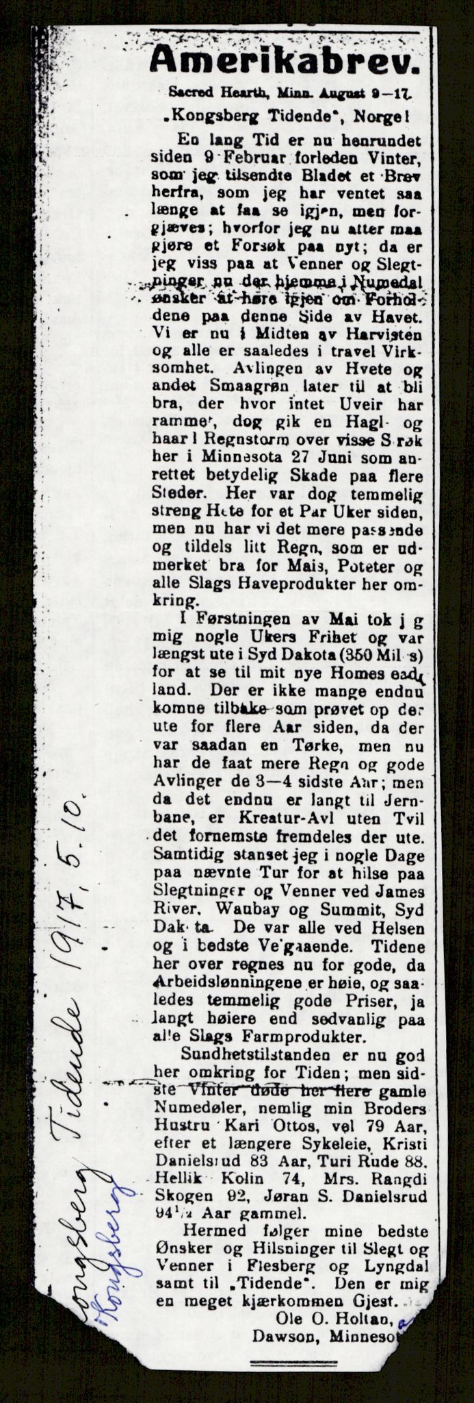 Samlinger til kildeutgivelse, Amerikabrevene, AV/RA-EA-4057/F/L0017: Innlån fra Buskerud: Bratås, 1838-1914, p. 749