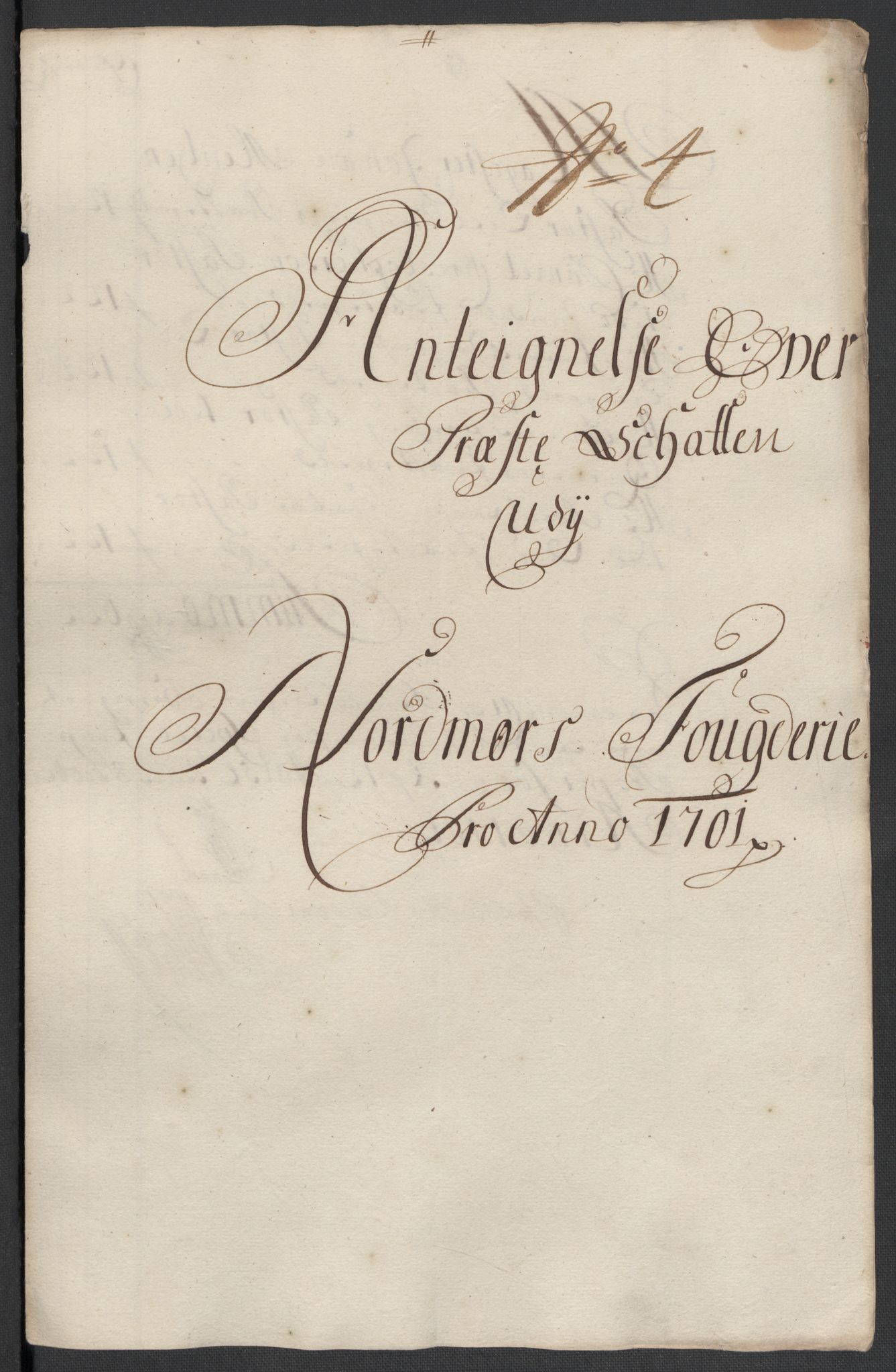 Rentekammeret inntil 1814, Reviderte regnskaper, Fogderegnskap, RA/EA-4092/R56/L3739: Fogderegnskap Nordmøre, 1700-1702, p. 222