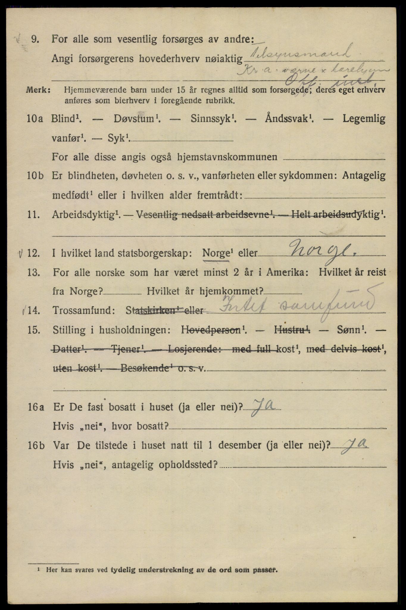 SAO, 1920 census for Kristiania, 1920, p. 147224