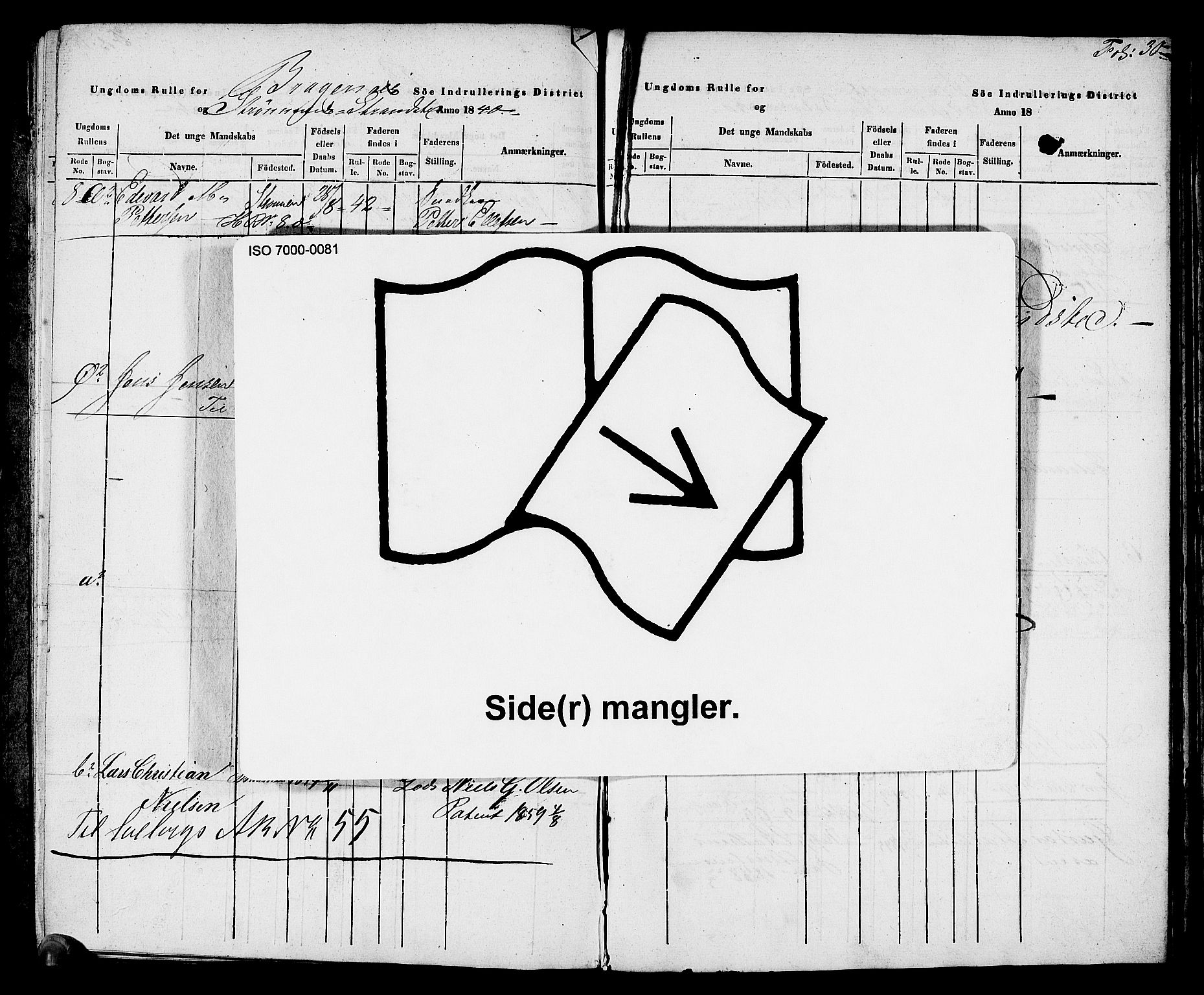 Drammen innrulleringsdistrikt, AV/SAKO-A-781/F/Fa/L0006: Ungdomsrulle for Strømmen, Svelvik, Holmsbu og Filtvet ladesteder, 1840-1841, p. 21