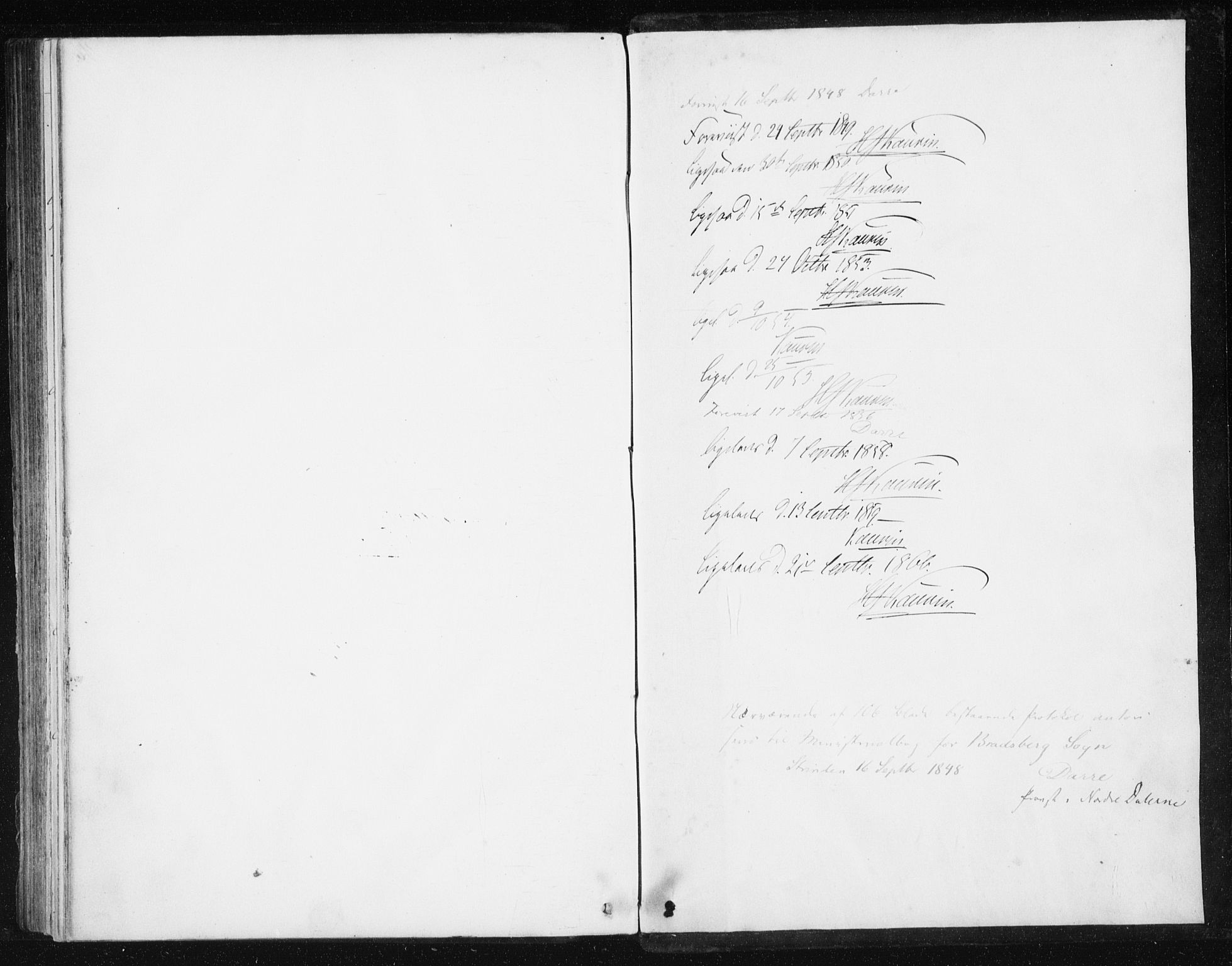 Ministerialprotokoller, klokkerbøker og fødselsregistre - Sør-Trøndelag, SAT/A-1456/608/L0332: Parish register (official) no. 608A01, 1848-1861