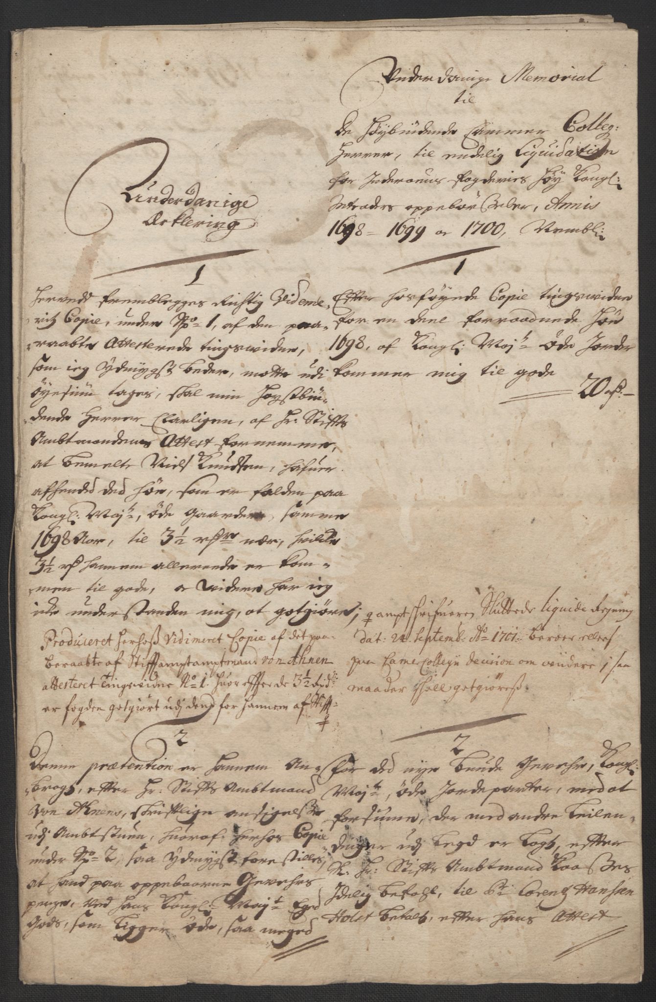 Rentekammeret inntil 1814, Reviderte regnskaper, Fogderegnskap, RA/EA-4092/R63/L4311: Fogderegnskap Inderøy, 1700, p. 484