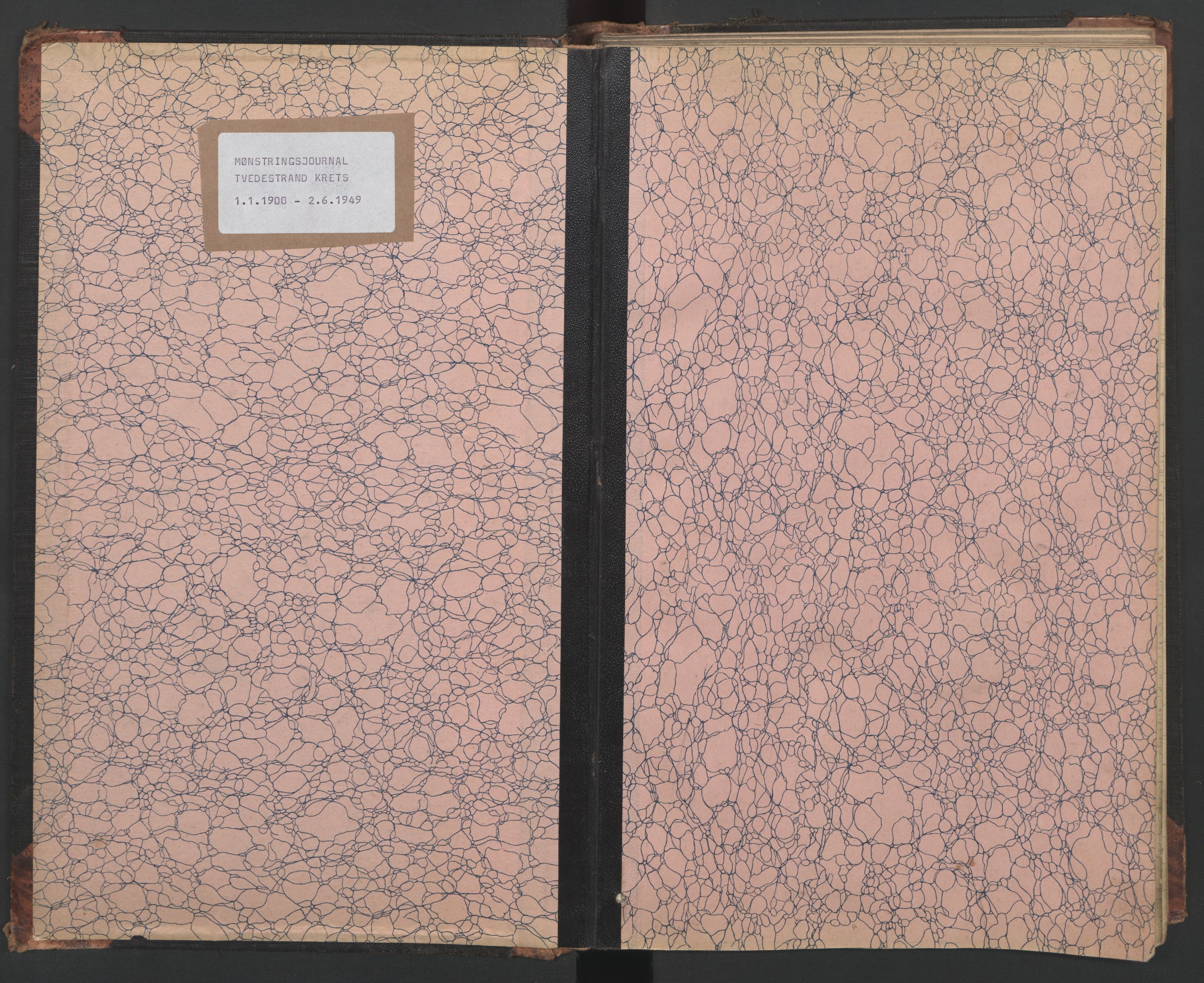 Tvedestrand mønstringskrets, AV/SAK-2031-0011/G/Ga/L0003: Mønstringsjournal, U-47, 1900-1949, p. 2