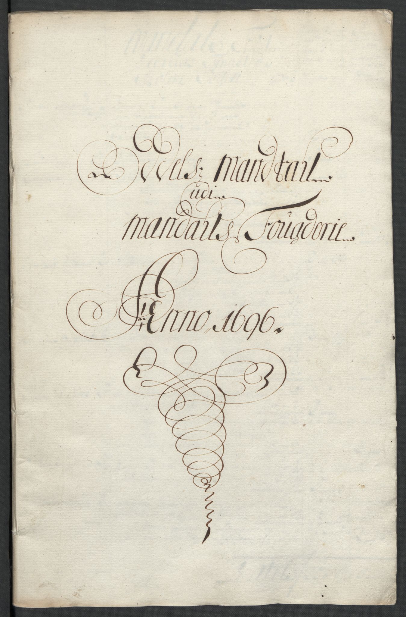 Rentekammeret inntil 1814, Reviderte regnskaper, Fogderegnskap, RA/EA-4092/R43/L2546: Fogderegnskap Lista og Mandal, 1696-1697, p. 147