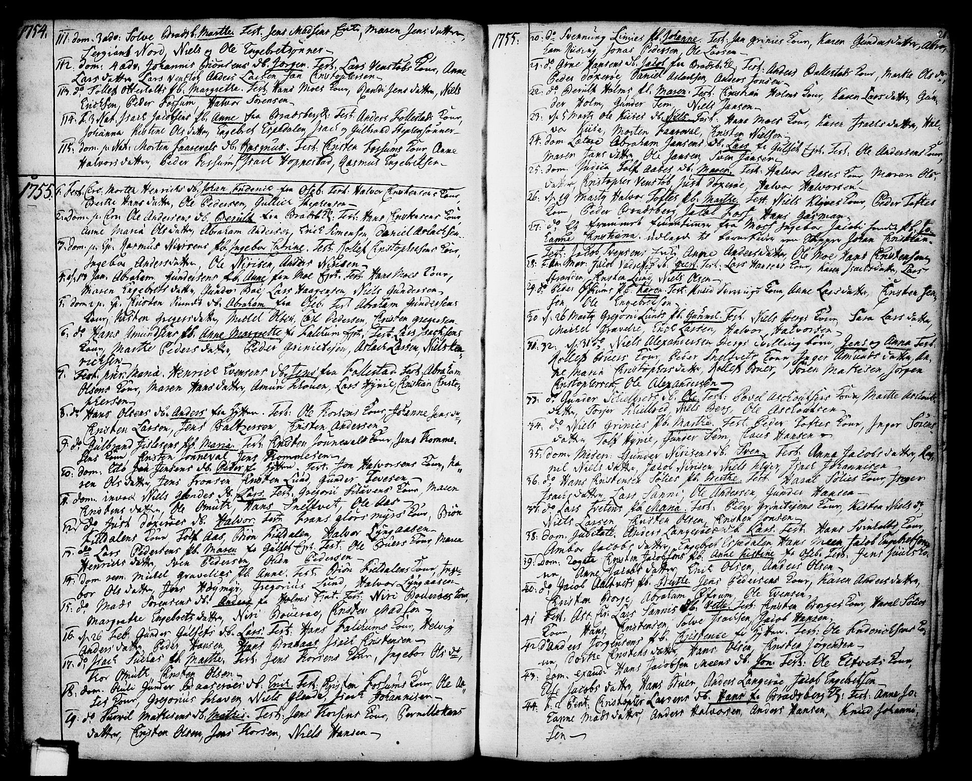 Gjerpen kirkebøker, SAKO/A-265/F/Fa/L0002: Parish register (official) no. I 2, 1747-1795, p. 21