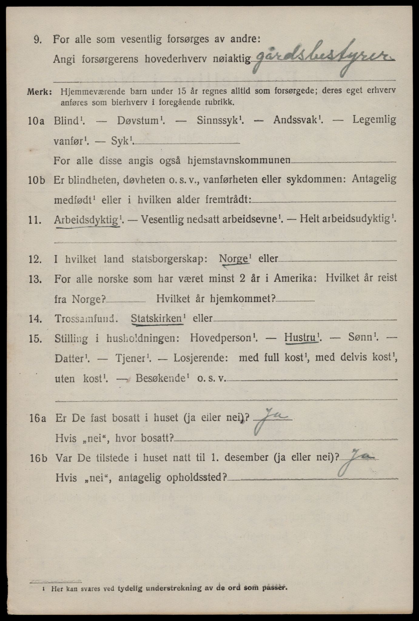 SAST, 1920 census for Tysvær, 1920, p. 1857