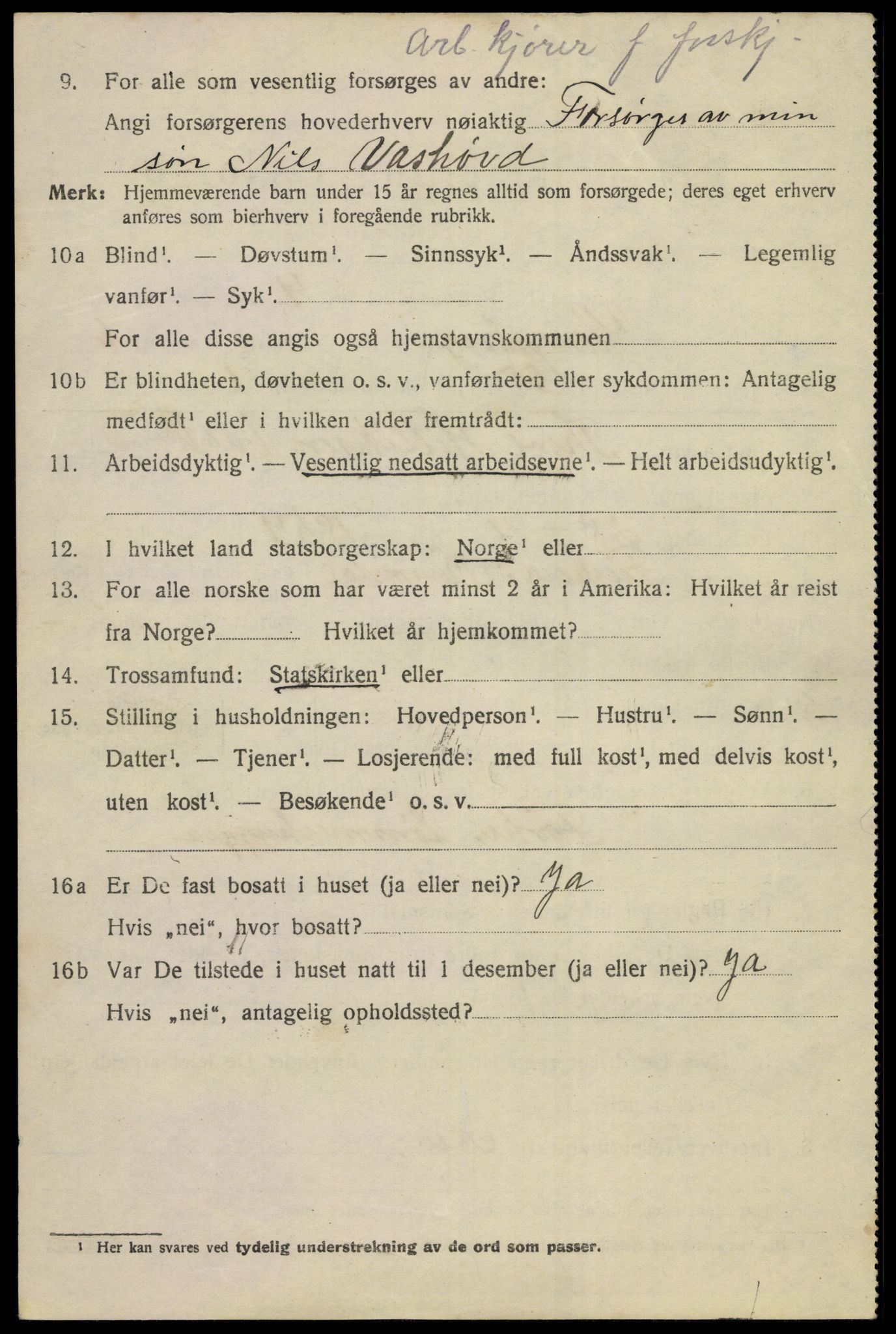 SAKO, 1920 census for Kongsberg, 1920, p. 14129