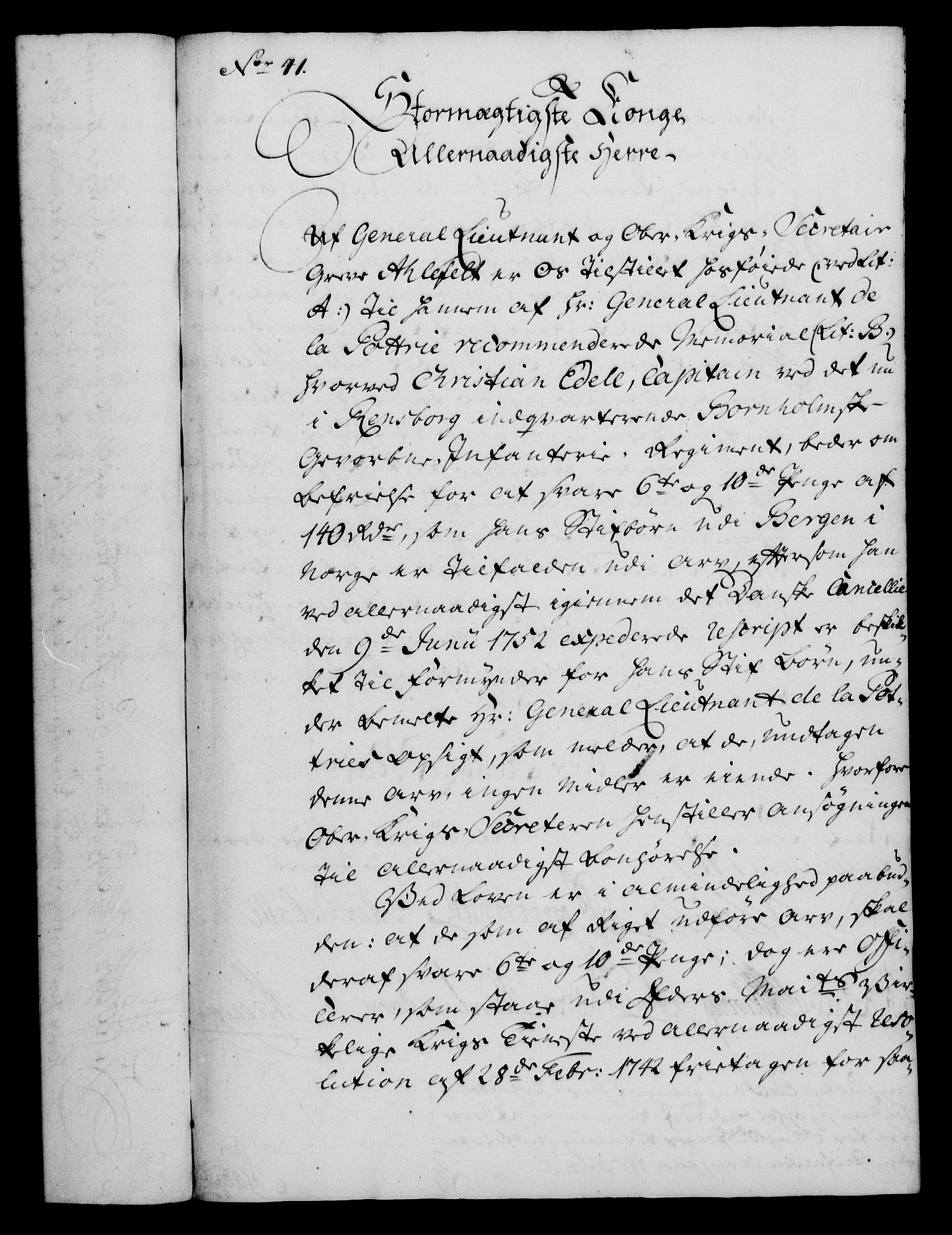 Rentekammeret, Kammerkanselliet, RA/EA-3111/G/Gf/Gfa/L0043: Norsk relasjons- og resolusjonsprotokoll (merket RK 52.43), 1761, p. 167
