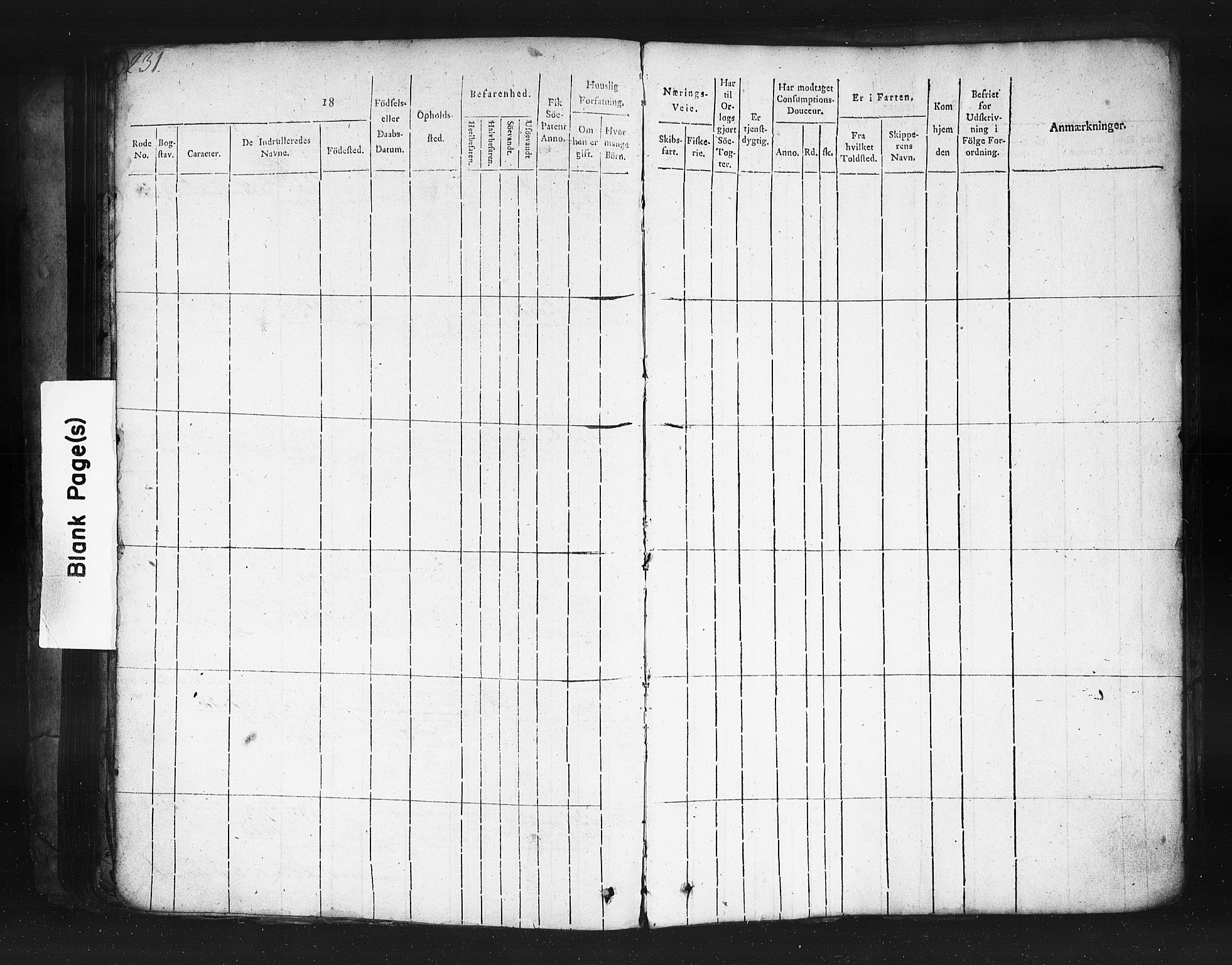 Oslo mønstringskontor, AV/SAO-A-10569g/F/Fc/Fcb/L0001: Hovedrulle, 1819-1860, p. 244